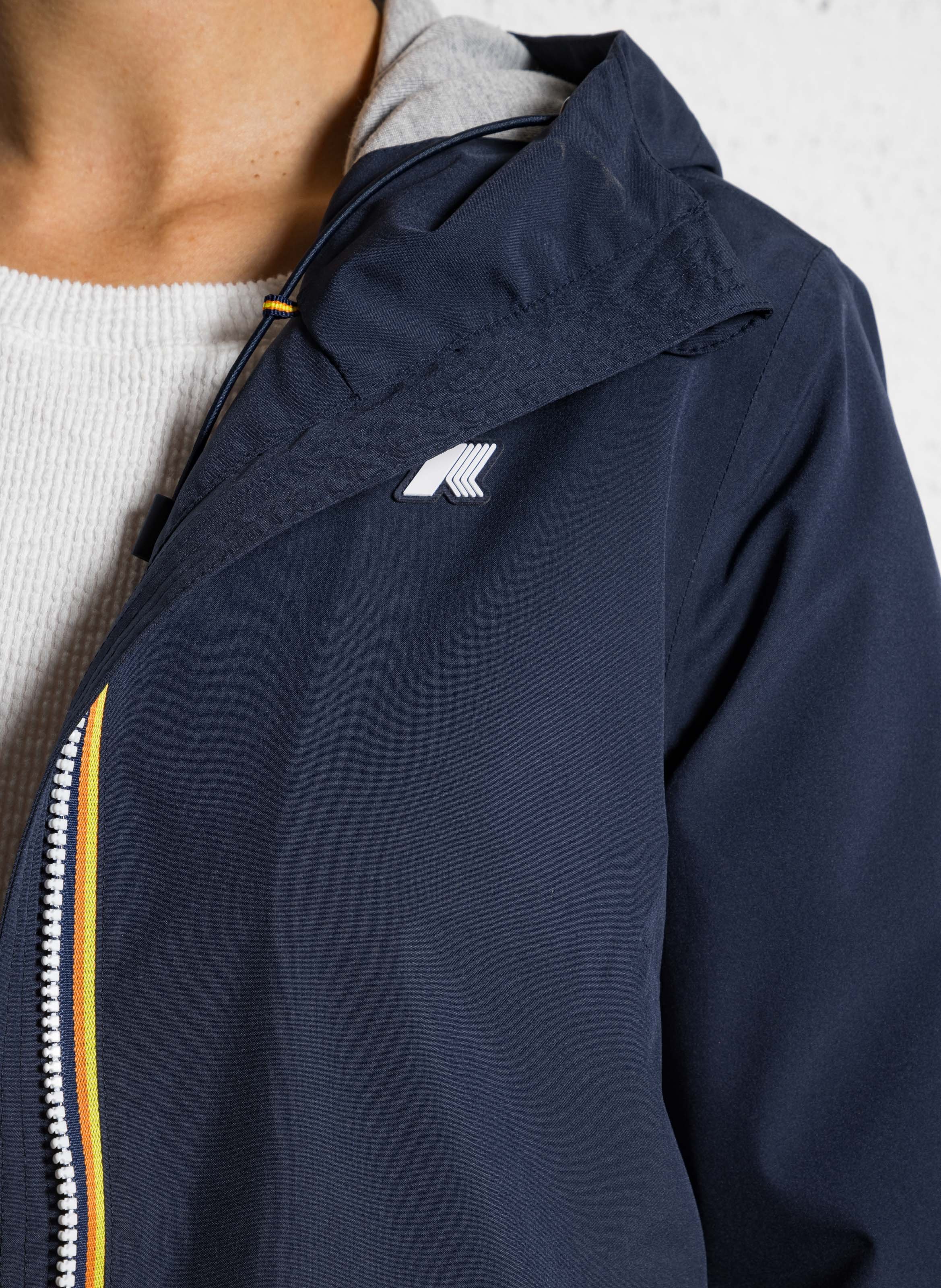 Imperméable col montant K-WAY Bleu