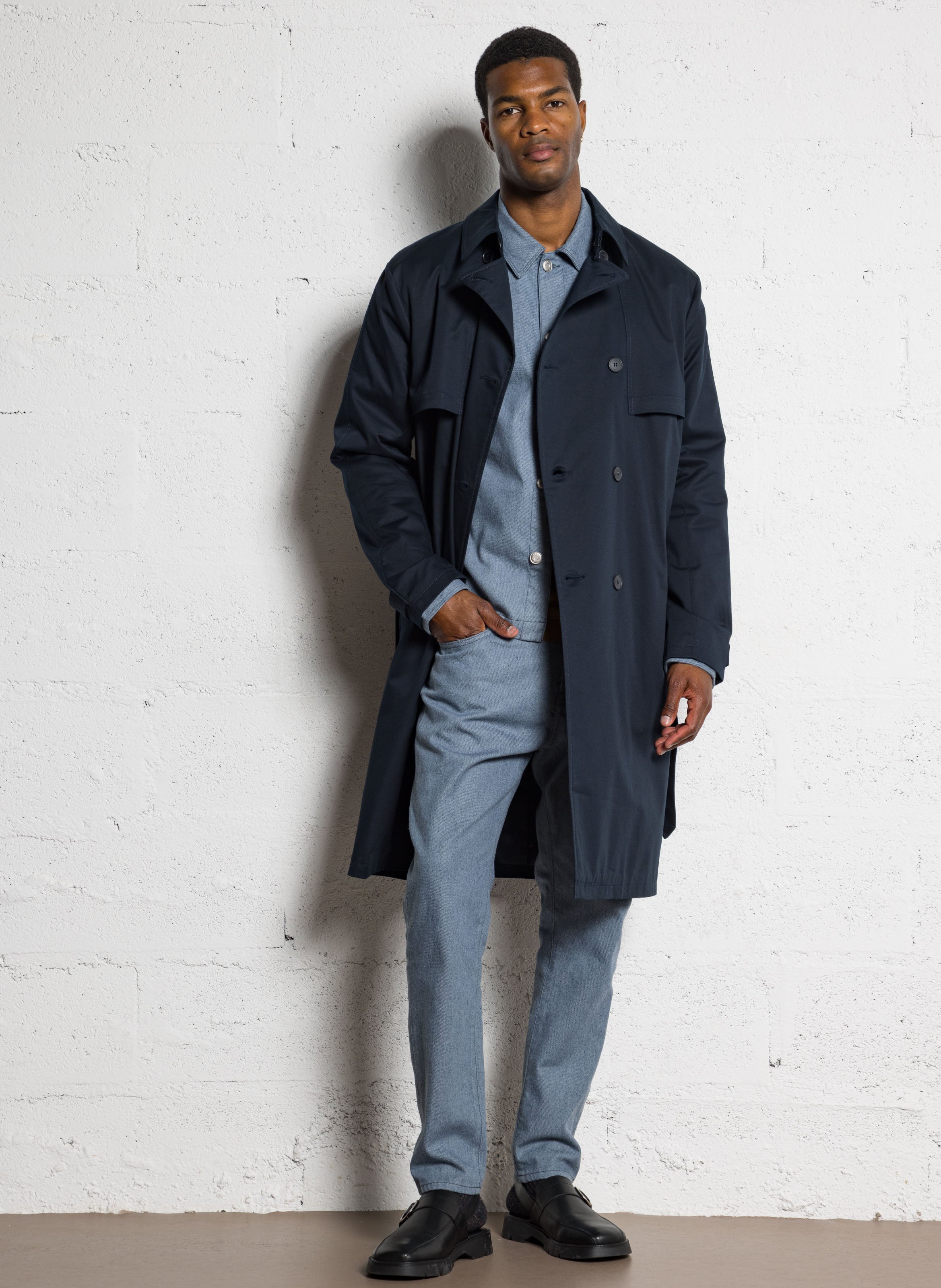 Odessa - Trenchcoat aus Baumwoll-Mix IKKS Blau