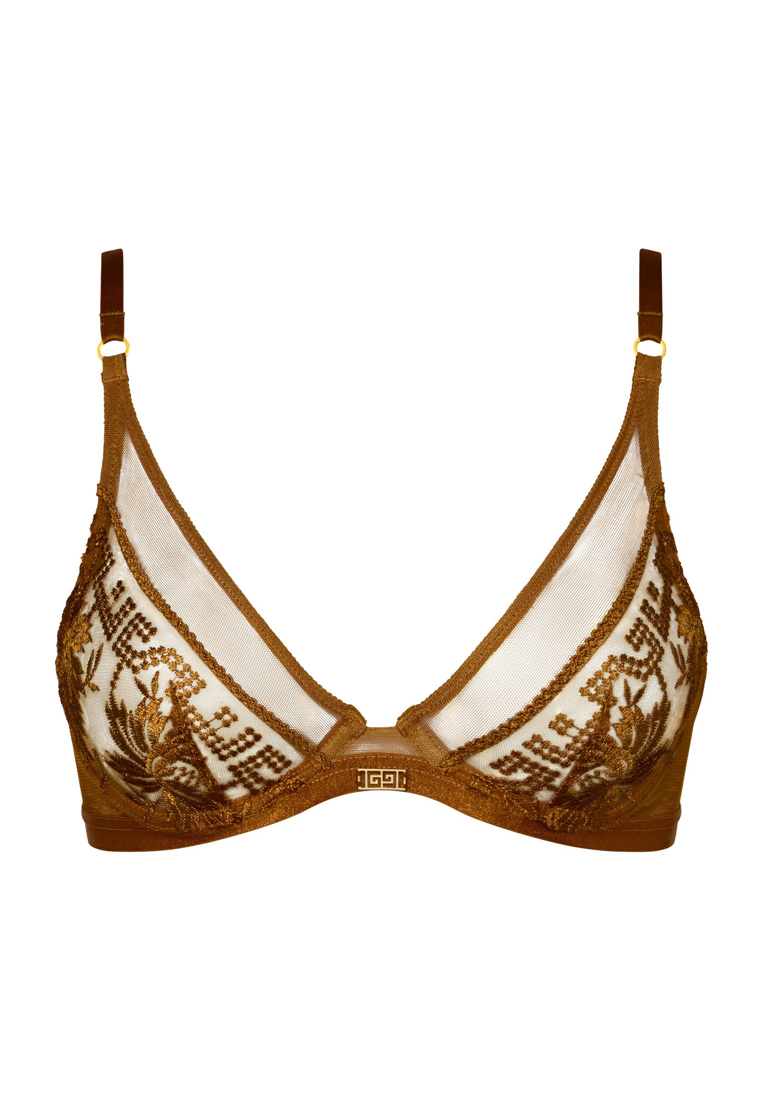 Architecture underwired triangle bra AUBADE Golden
