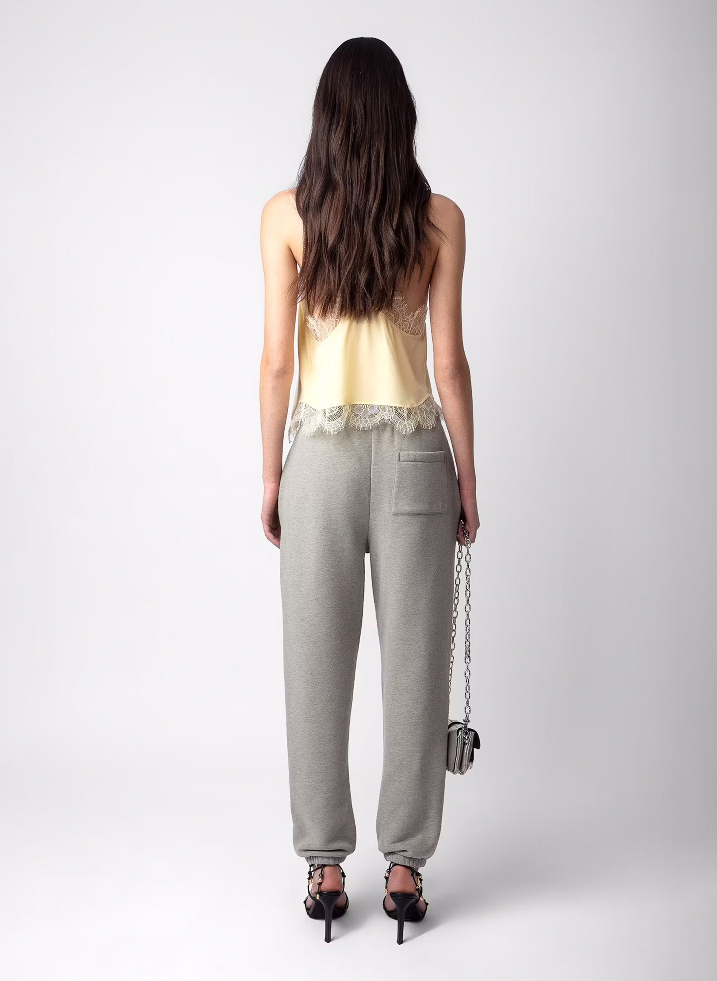 Straight-leg cotton-blend track pants ZADIG&VOLTAIRE Green