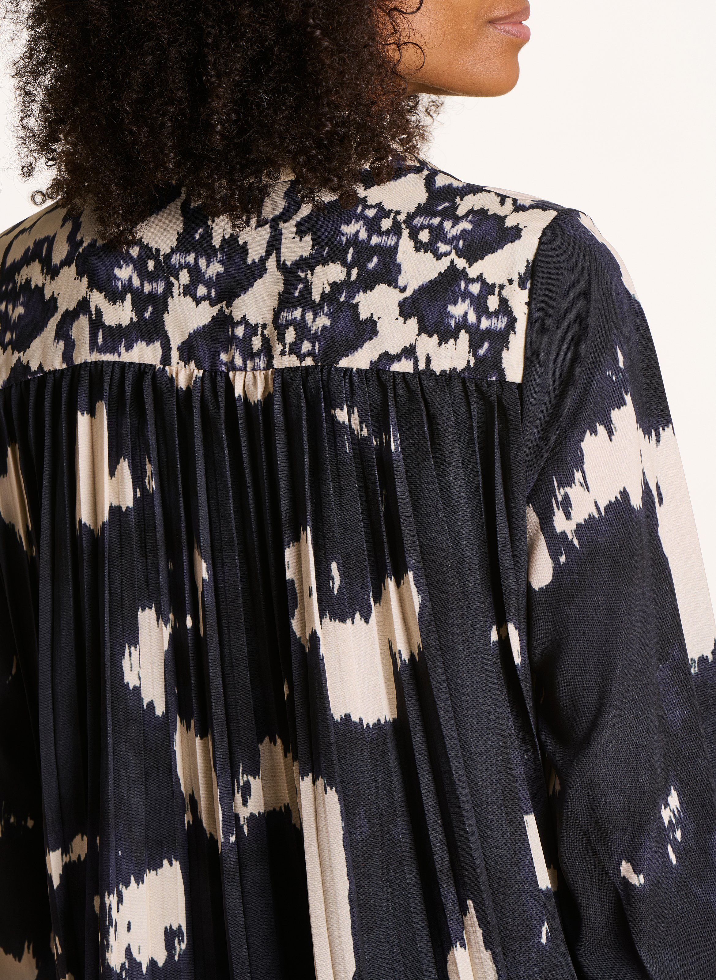 Straight fluid shirt with print LA FEE MARABOUTEE Multicolored