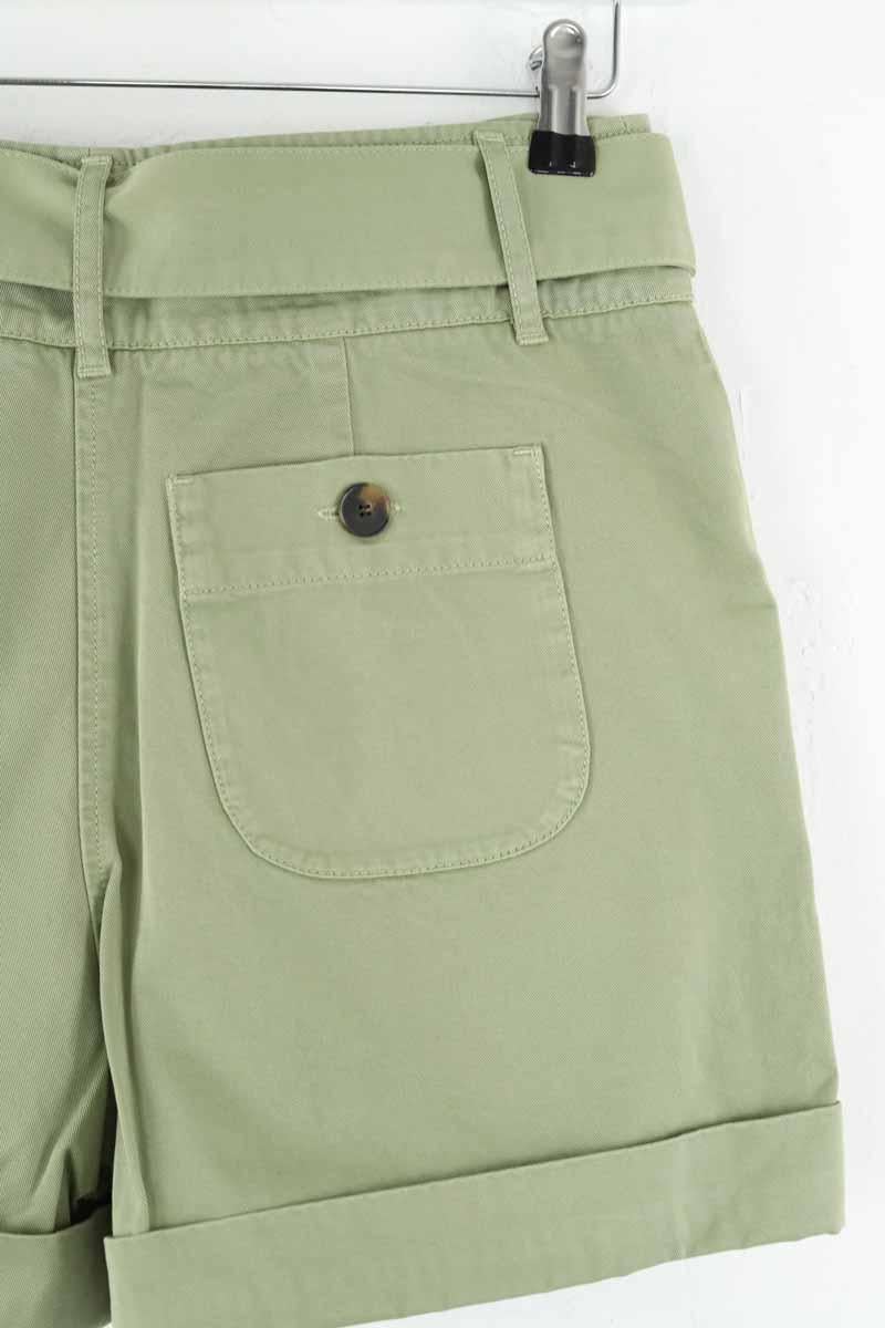 Cotton mini shorts SEZANE - Seconde main Khaki