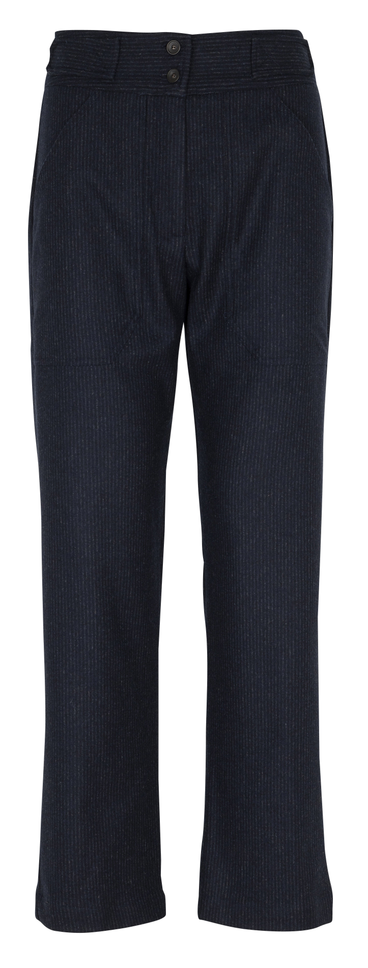 Straight wool trousers DIEGA Blue