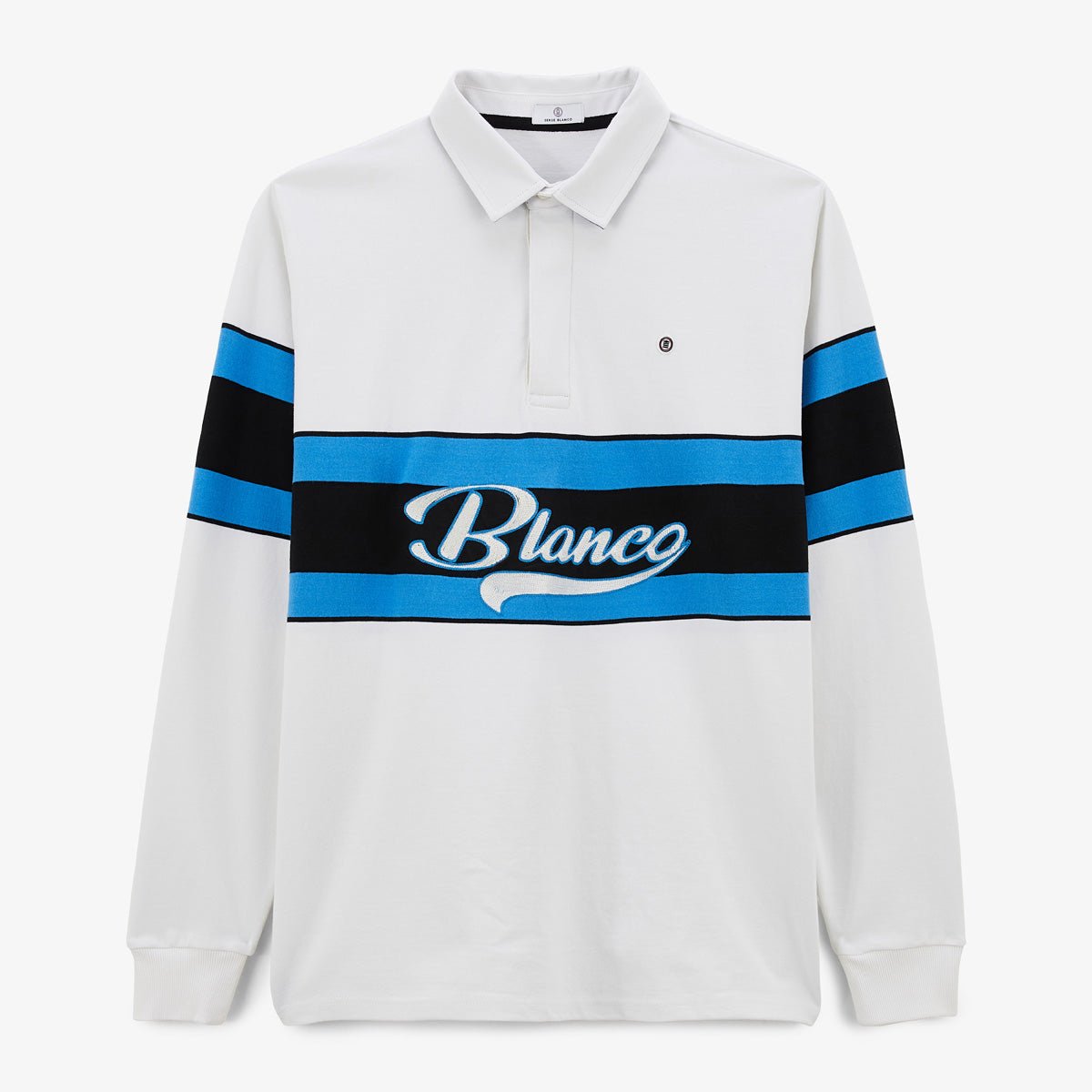 Long-sleeved rugby polo SERGE BLANCO White