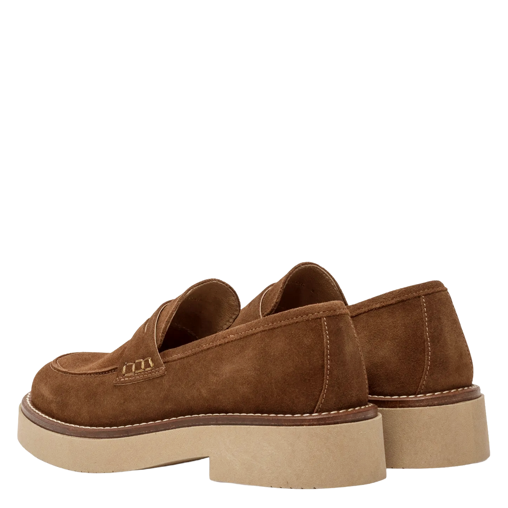 Mocassins suédé en cuir  BOCAGE Marron