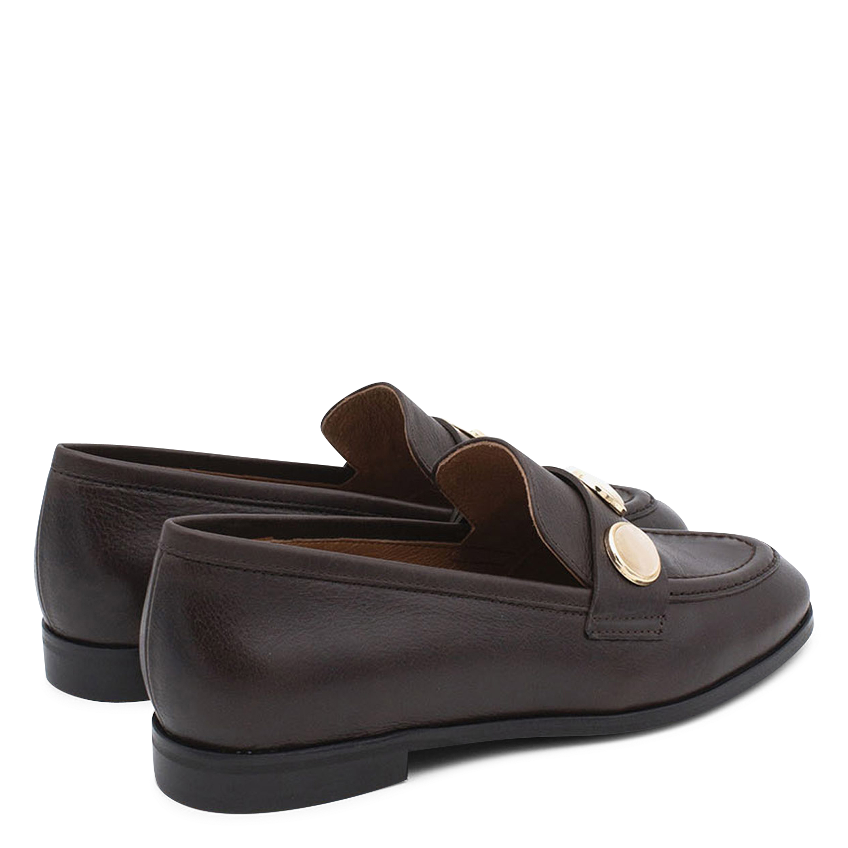 Mocassins en cuir ANGEL ALARCON Marron