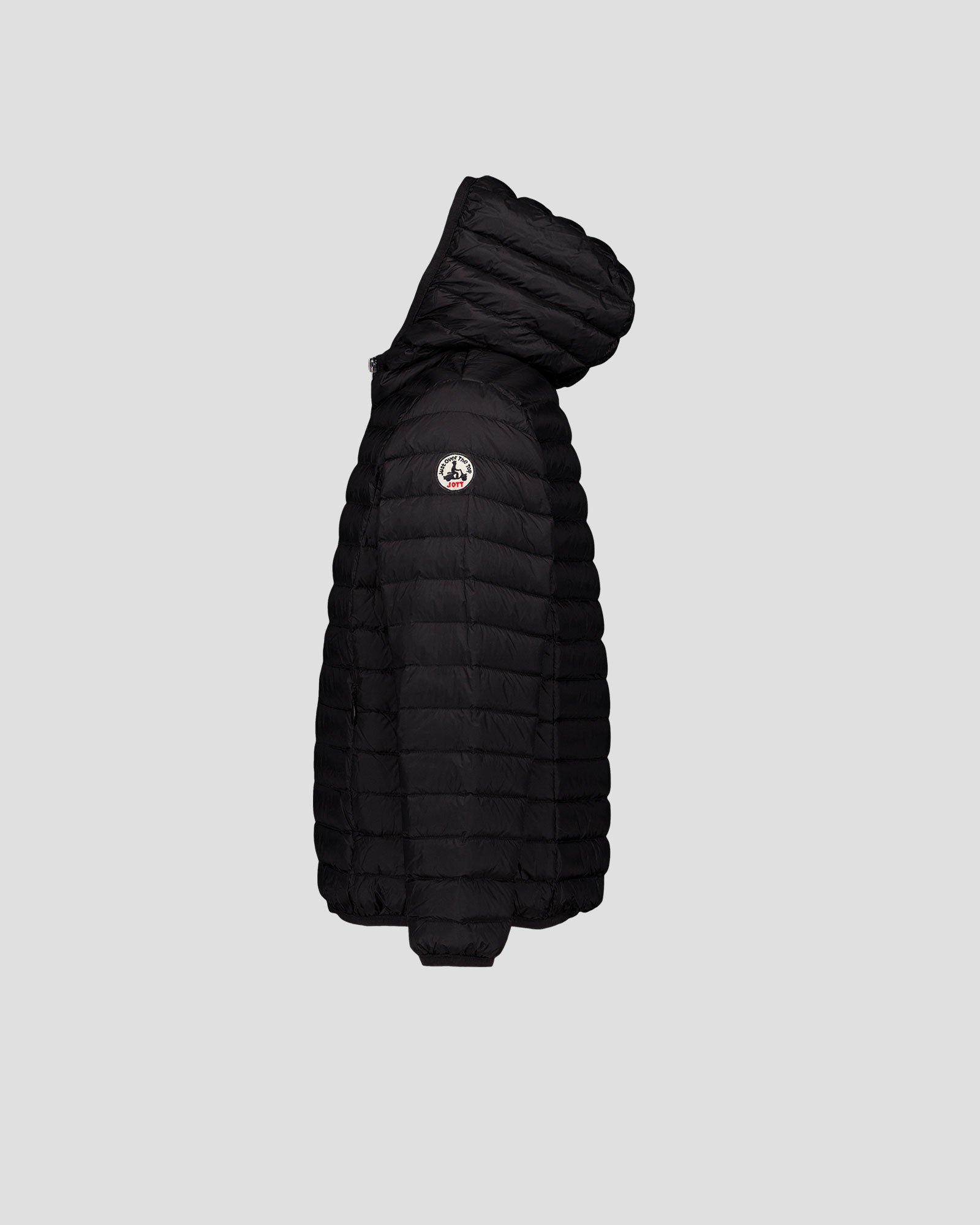 Hugo lightweight hooded child's puffer coat JOTT Black