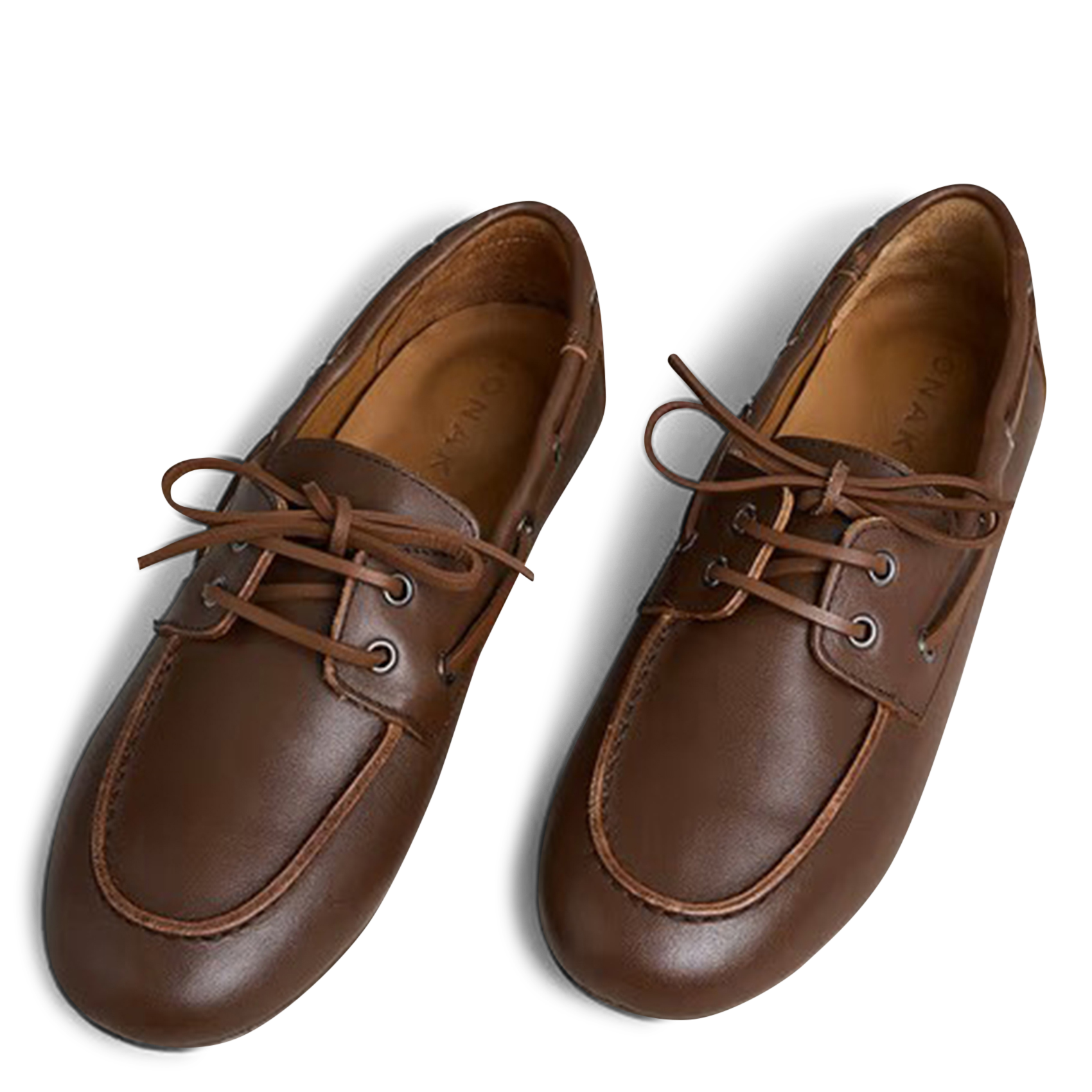 Mocassins en cuir JONAK Marron