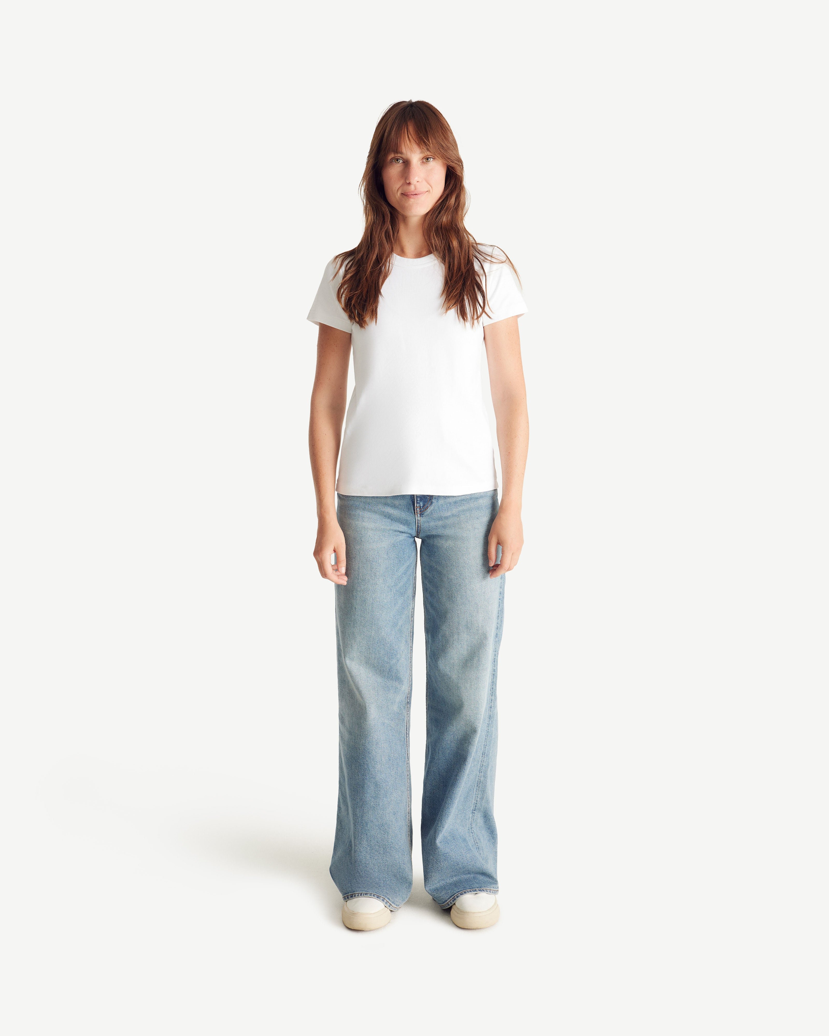Women's straight cut jeans miku by jott x denham JOTT Blue