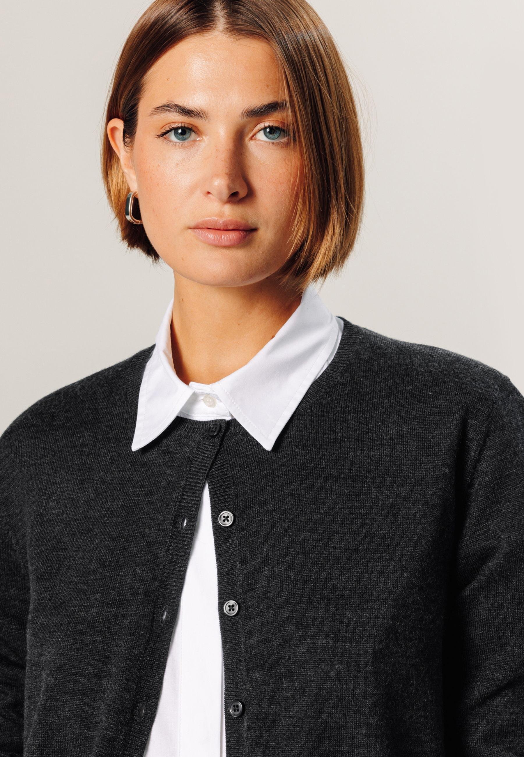 Merino wool cardigan RODIER Grey