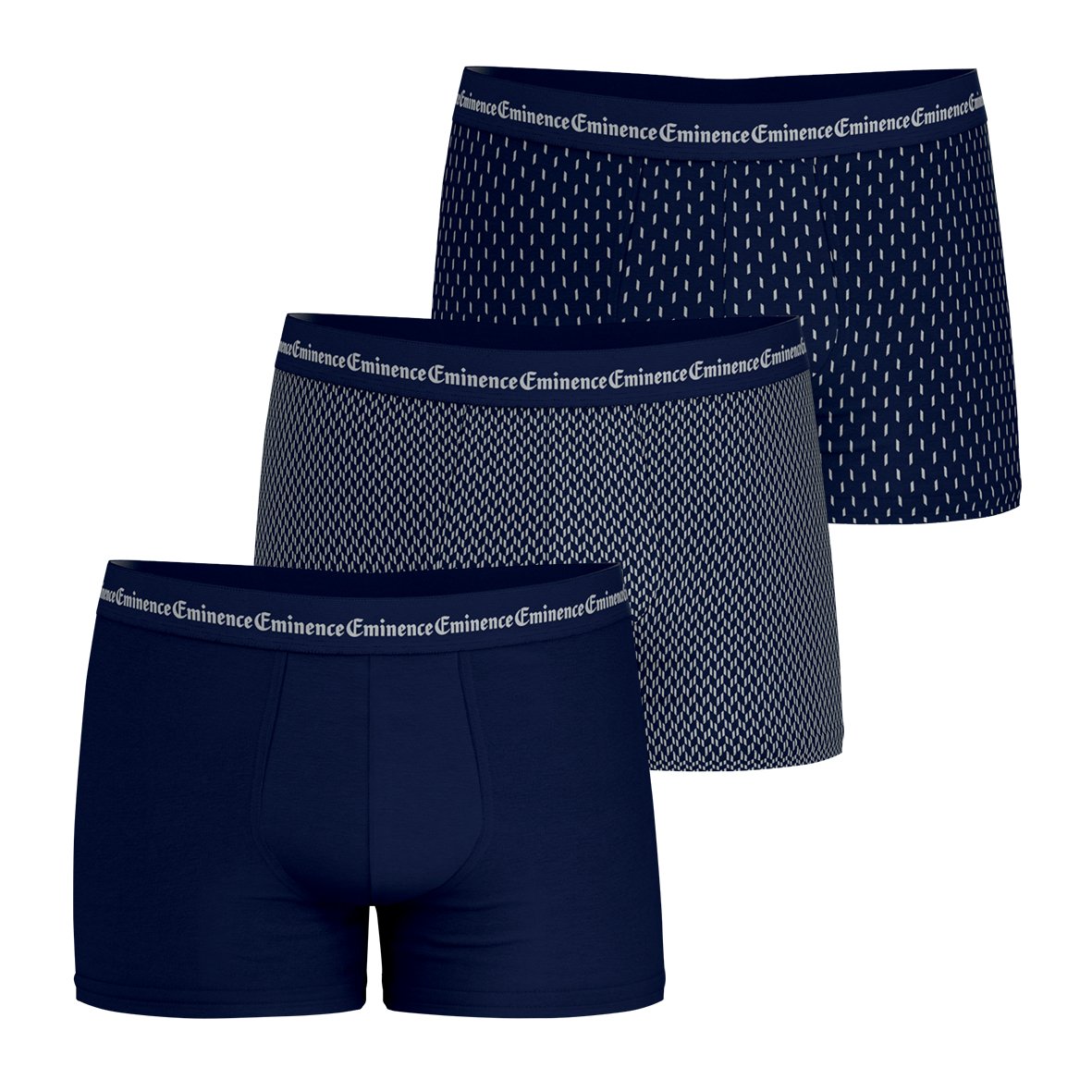 Boxer shorts, pack of 3, business Blue
