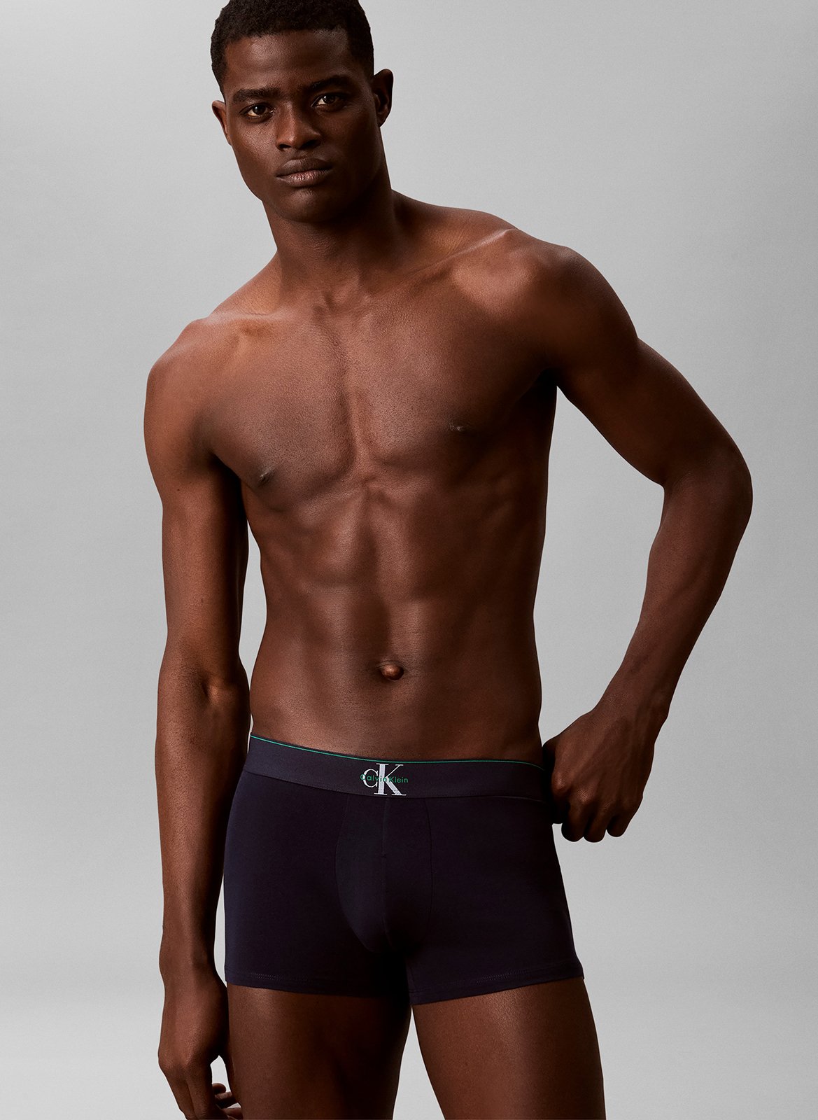 Setje met 3 boxershorts | katoenblend CALVIN KLEIN UNDERWEAR Blauw