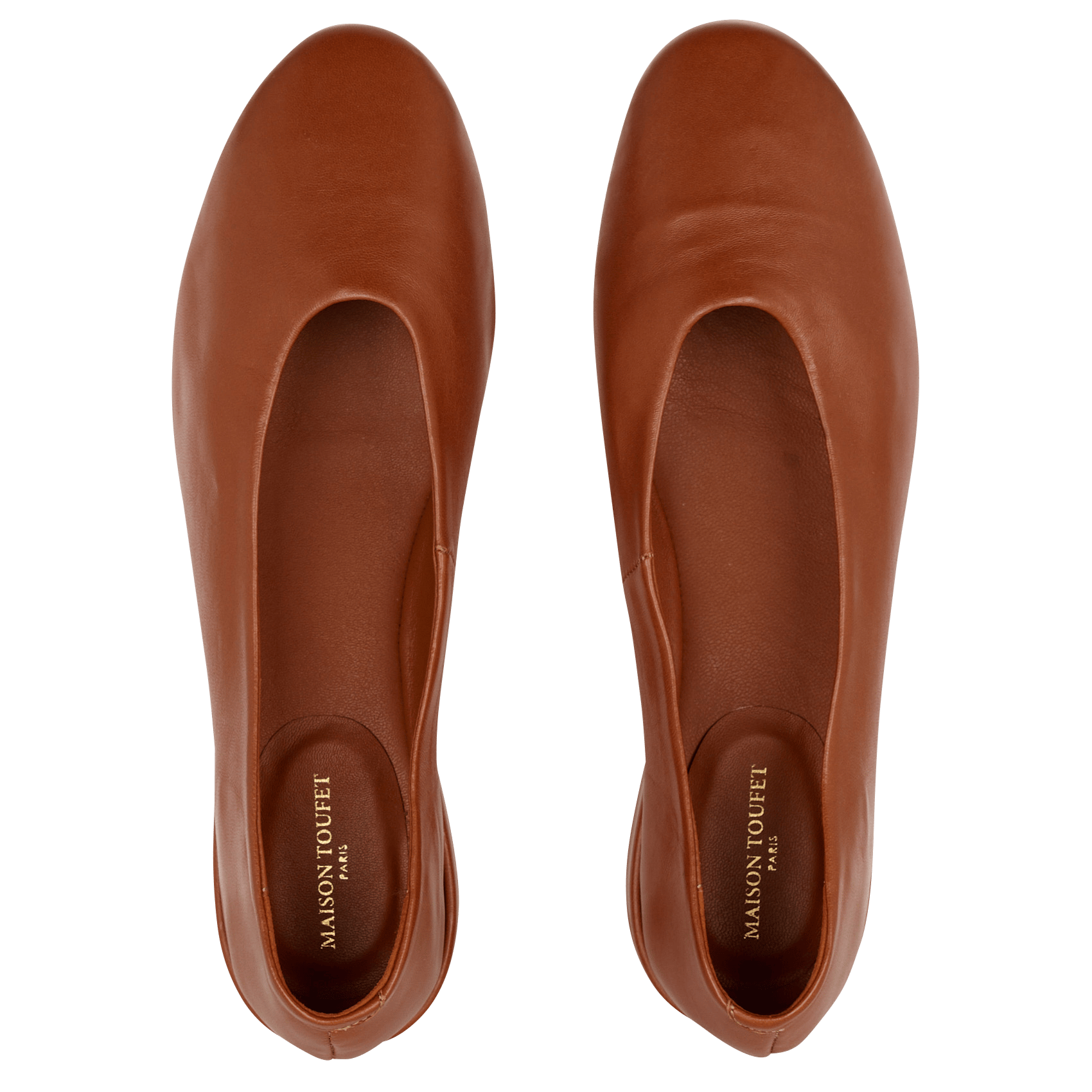 Ballerinas - Leder MAISON TOUFET Braun