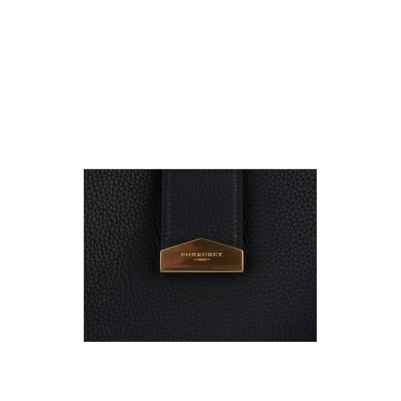 Calfskin leather shoulder bag Blue