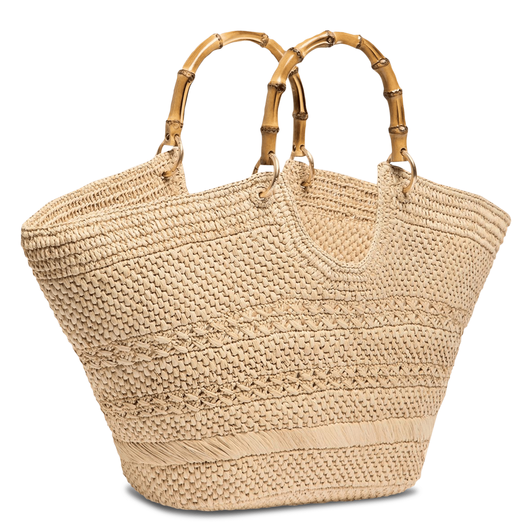 Cabas en raohia VANESSA BRUNO Beige