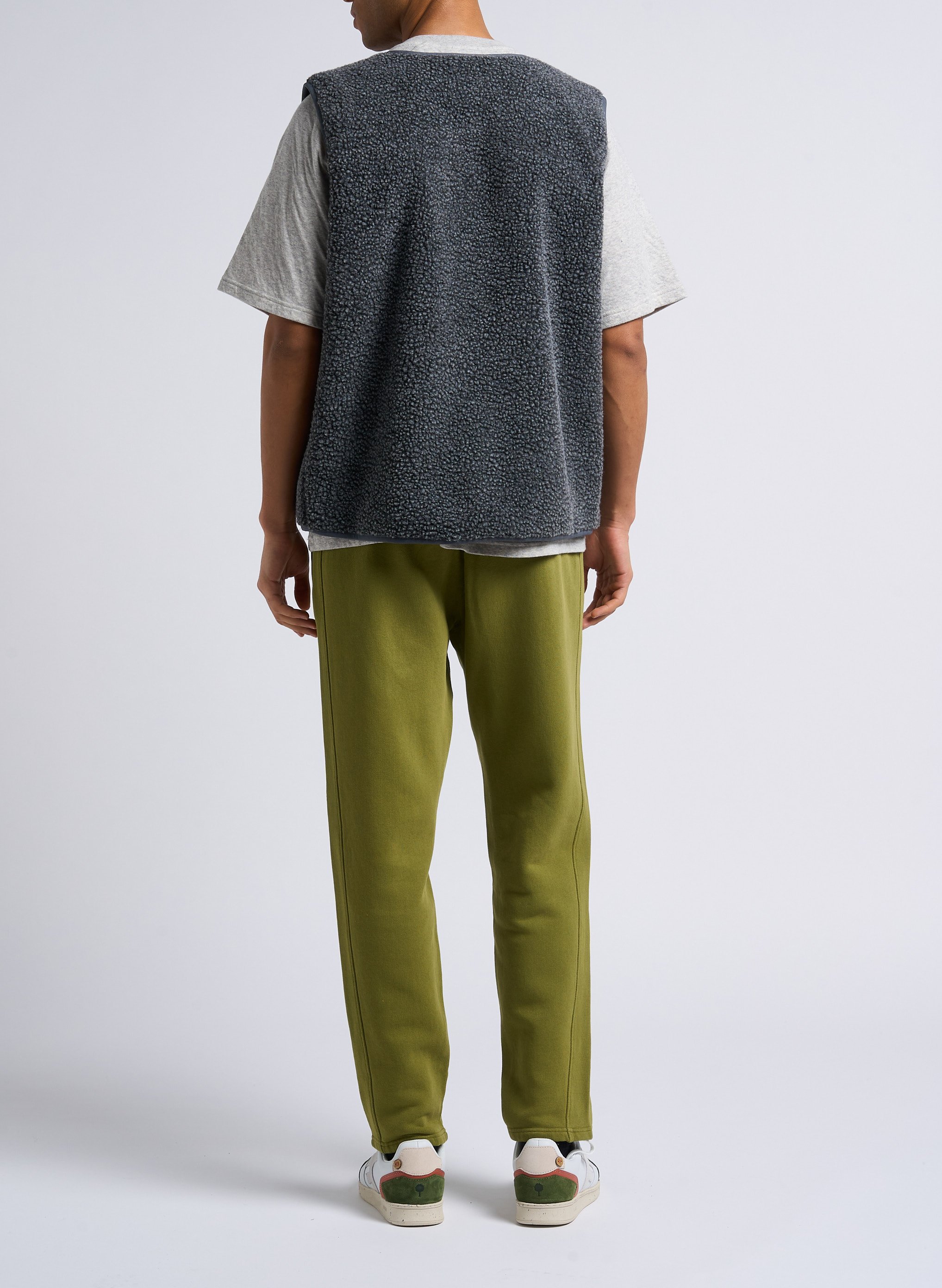 Round-neck sherpa jacket AMERICAN VINTAGE Grey