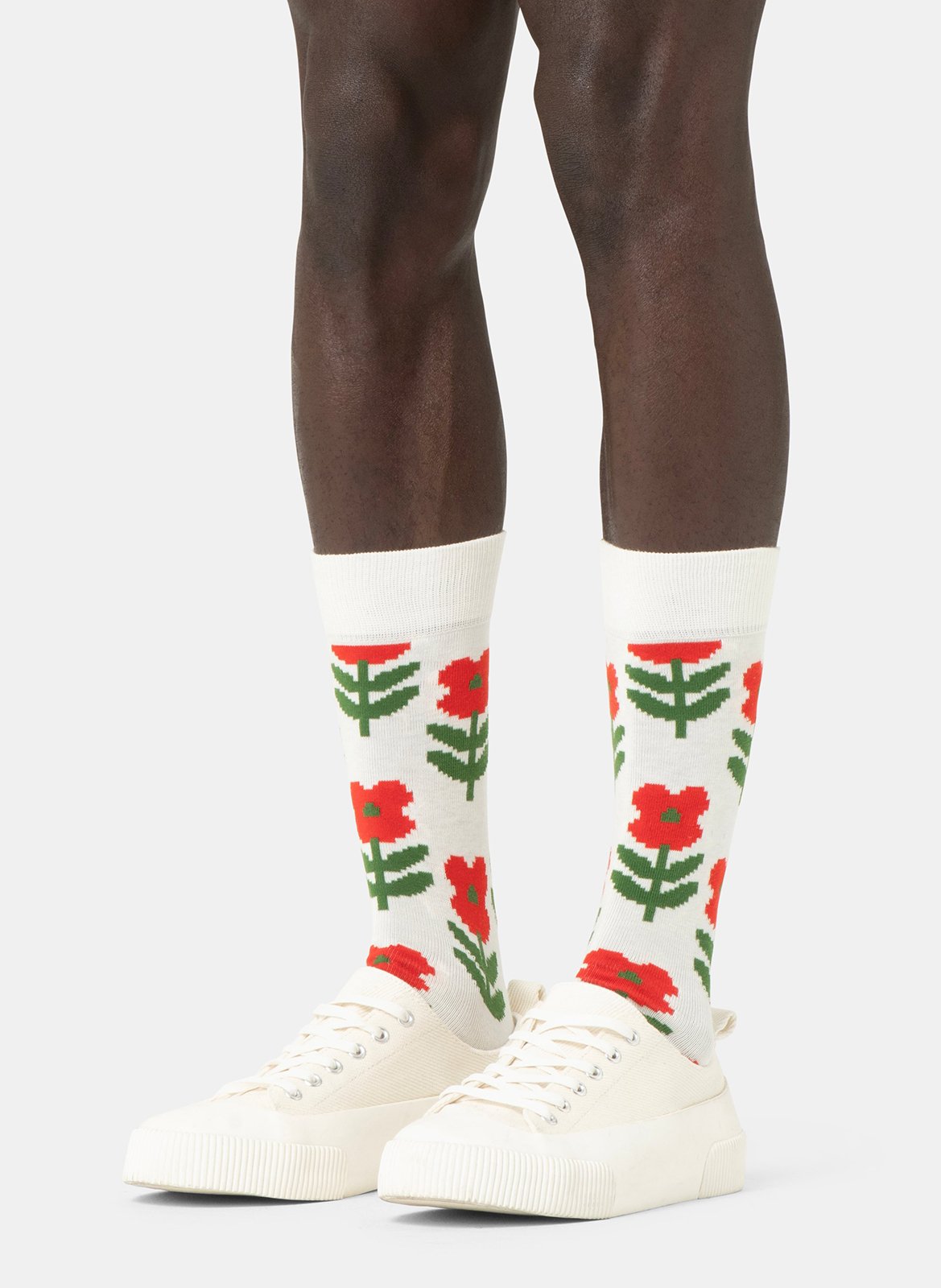Socken aus Baumwoll-Mix mit Print HAPPY SOCKS Weiss