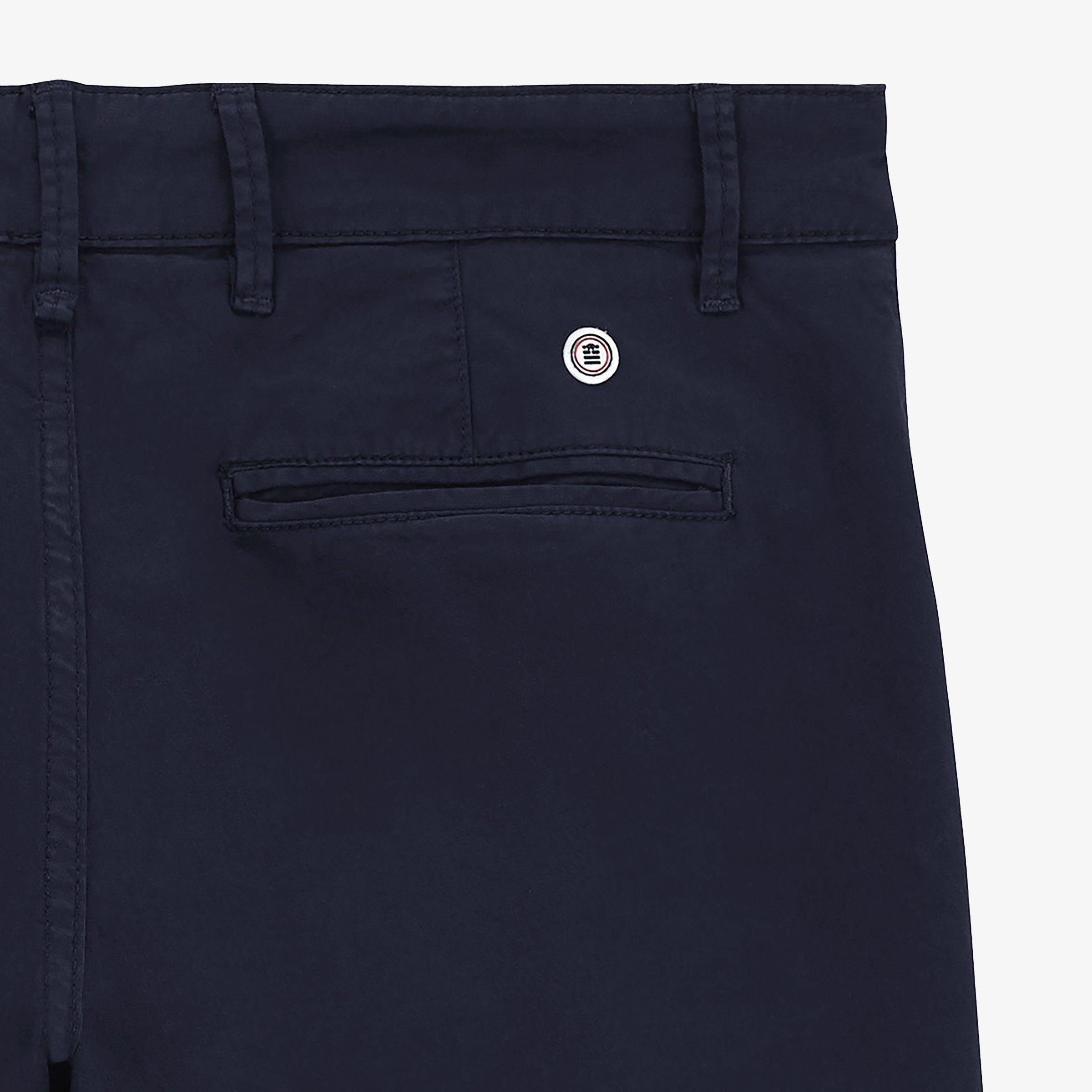 Comfort fit cotton Bermuda shorts SERGE BLANCO Blue