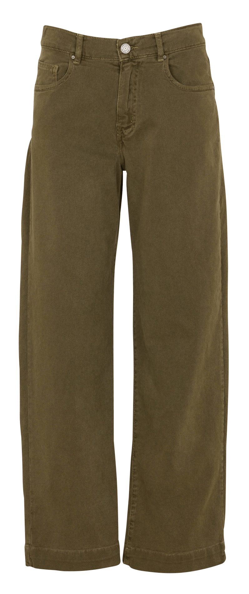 Boyfit Jeans aus Baumwoll-Mix BLOOM Kaki