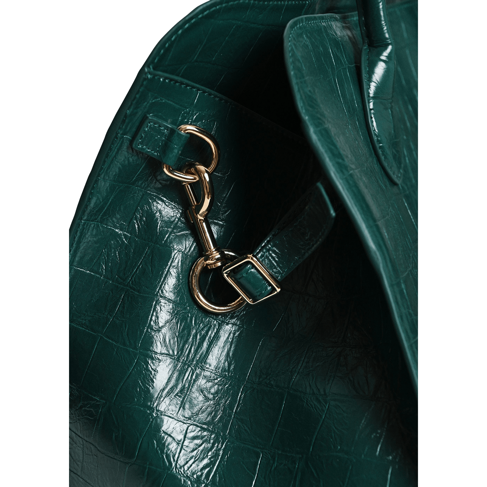 Shopper in Kroko-Optik ESSENTIEL ANTWERP Grun