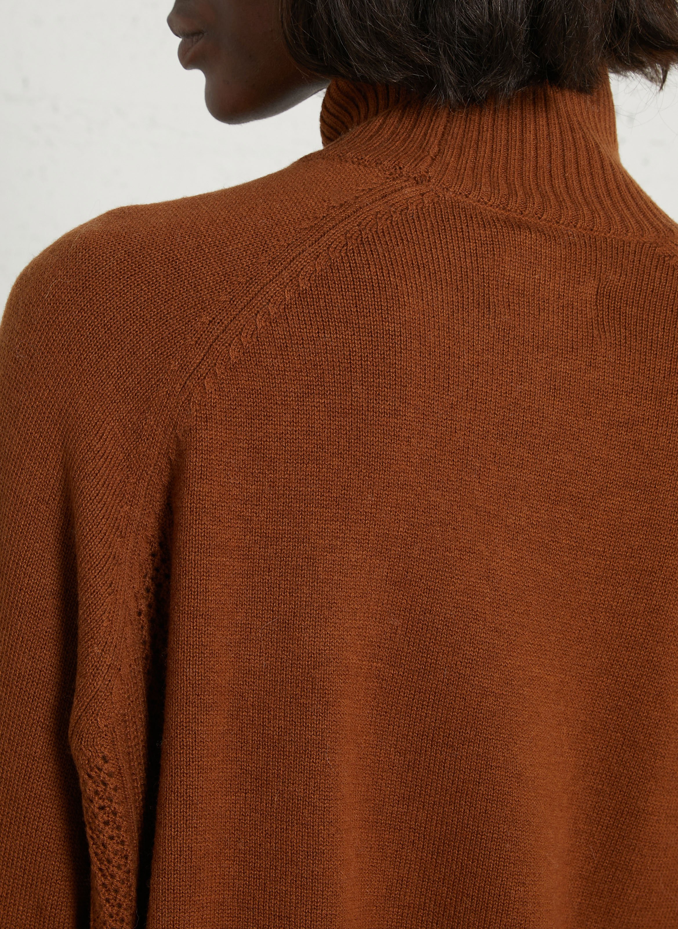 Oversized wool sweater DES PETITS HAUTS Brown