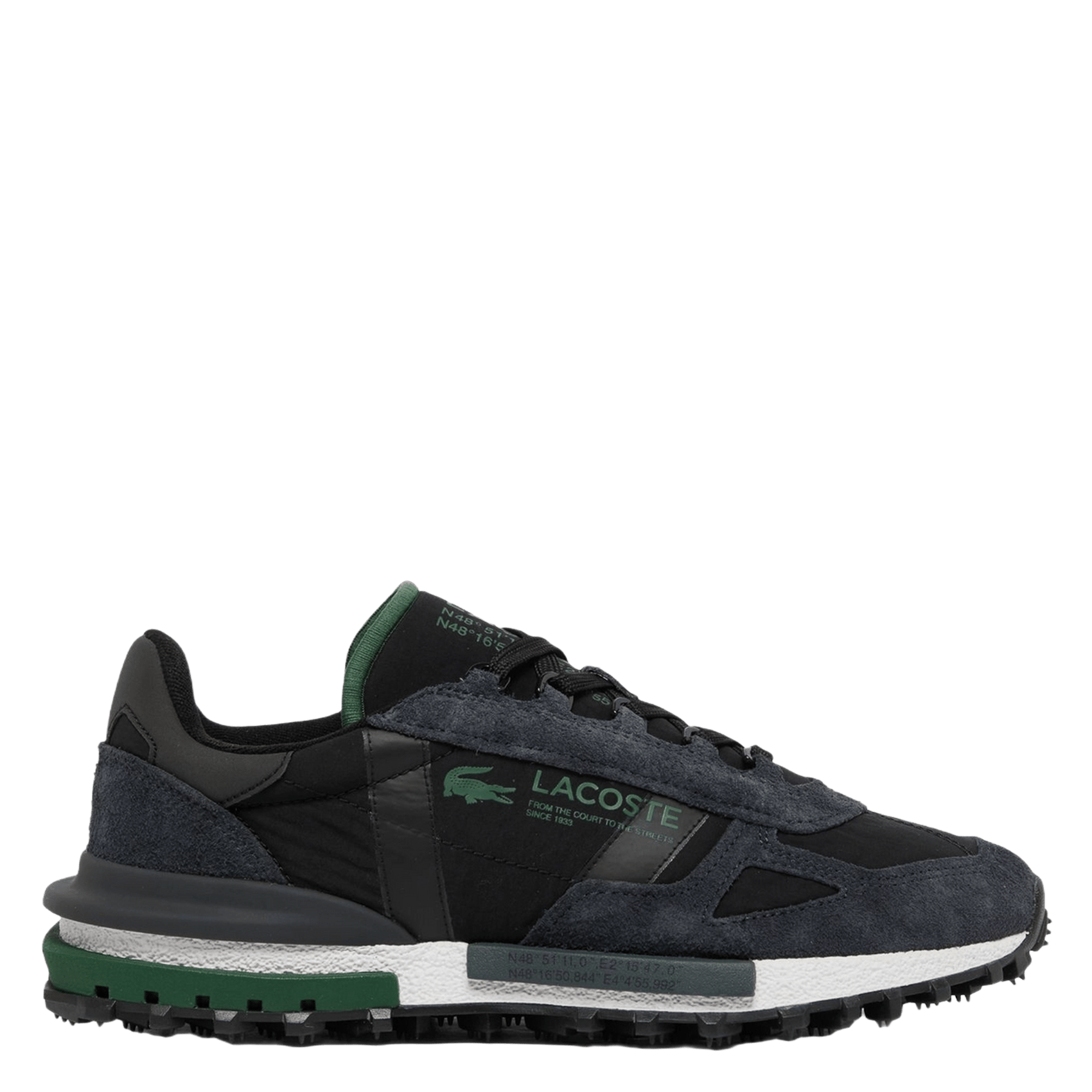 Leather low-top sneakers LACOSTE