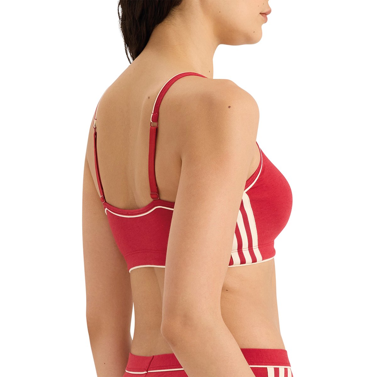 Women's adidas Originals adicolor Comfort Cotton Flex Bra | Red ADIDAS UNDERWEAR Women