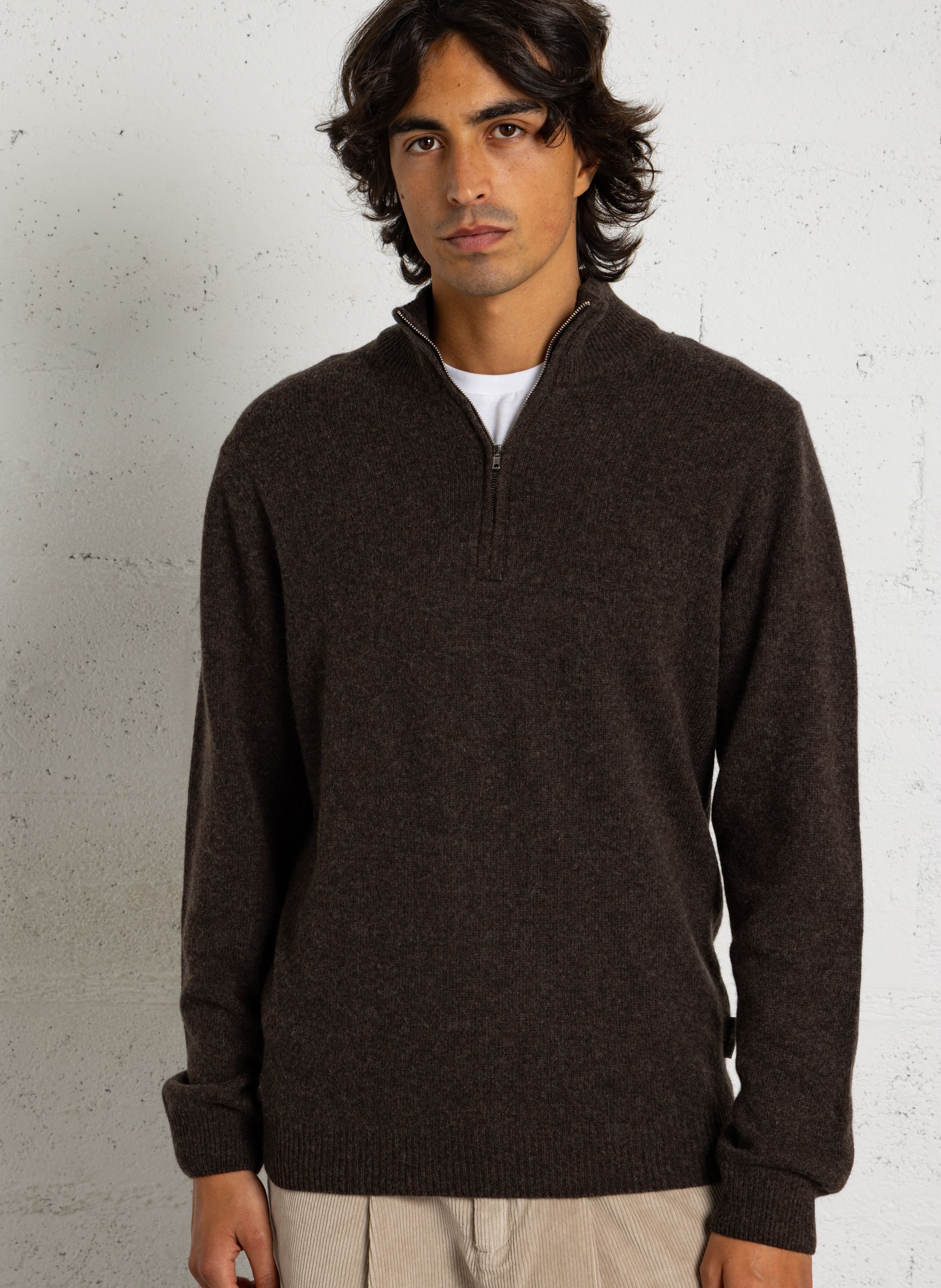 Pull droit col montant en laine mélangée CASUAL FRIDAY