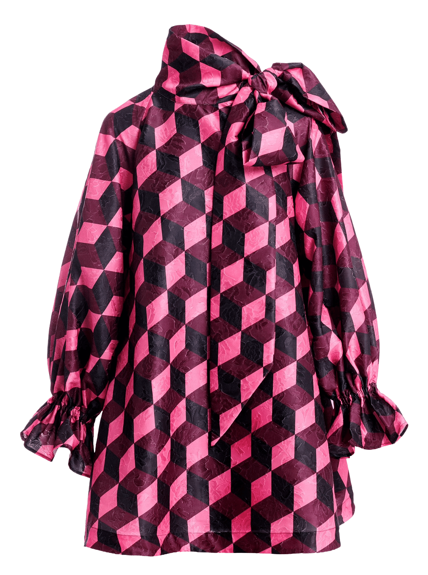 Robe courte large imprimée ESSENTIEL ANTWERP Rose
