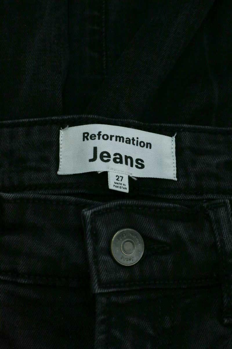 Straight jeans REFORMATION - Seconde Main Black