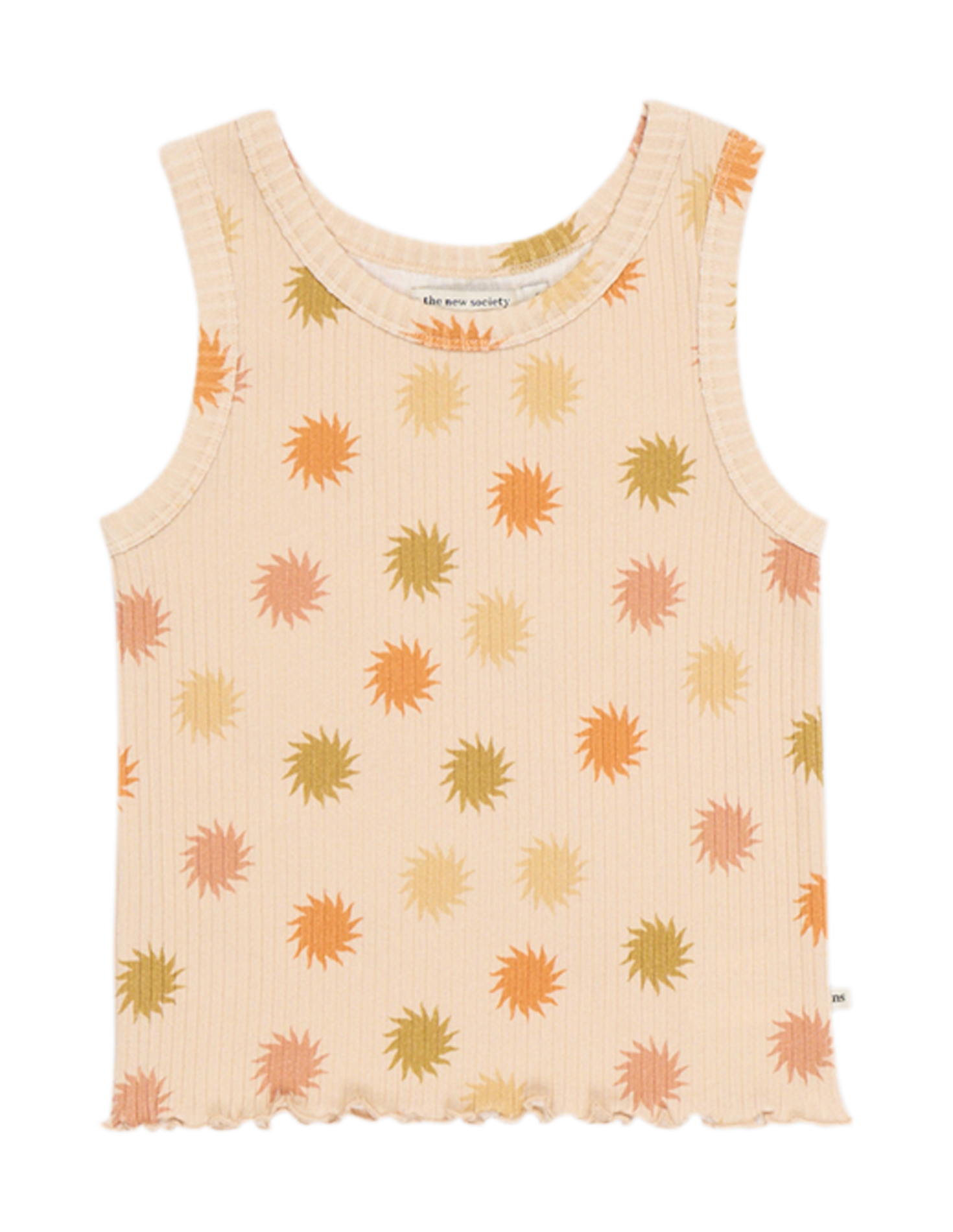 Débardeur col rond en coton mélangé  THE NEW SOCIETY Rose