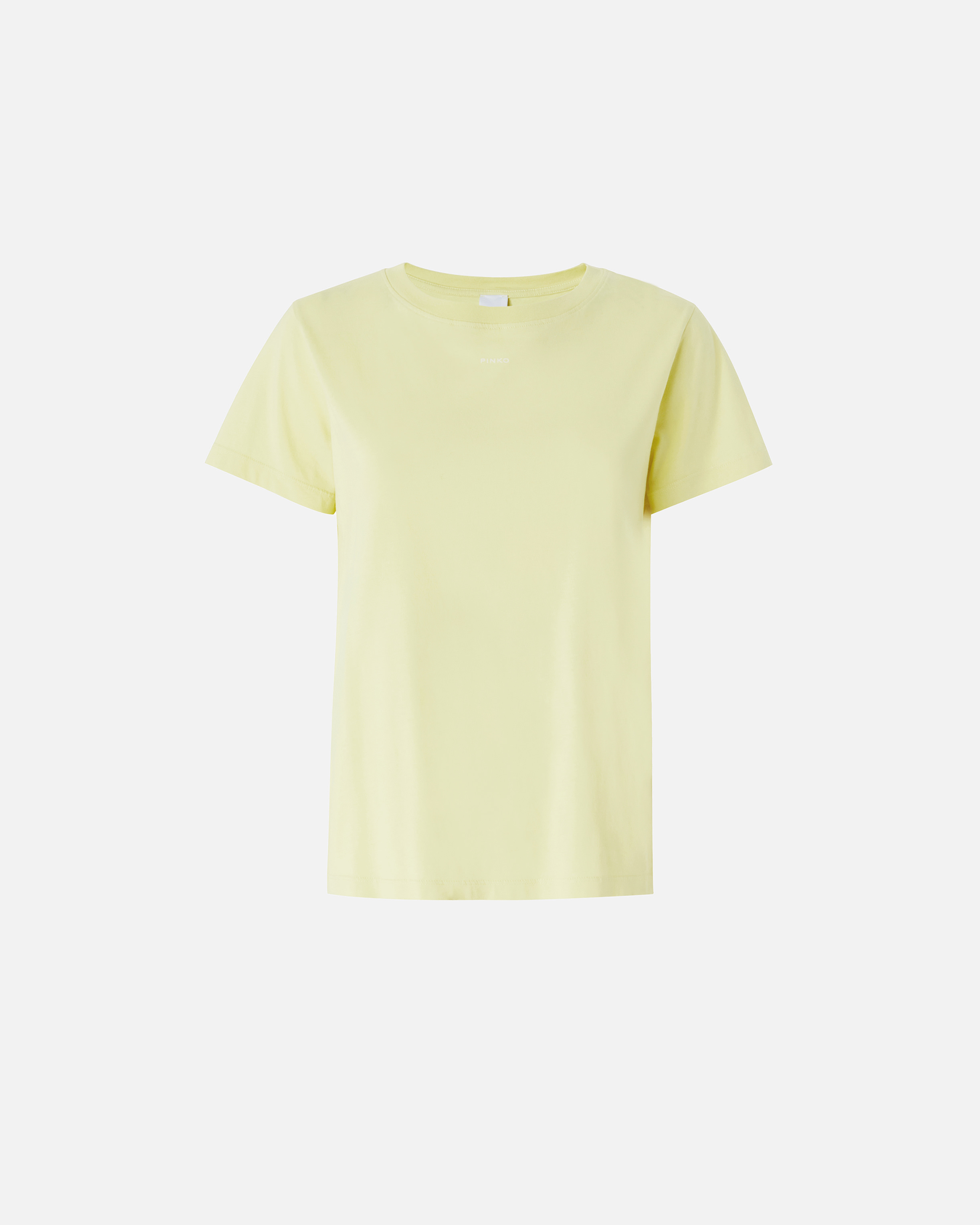 T-shirt with mini logo by Pinko PINKO Yellow