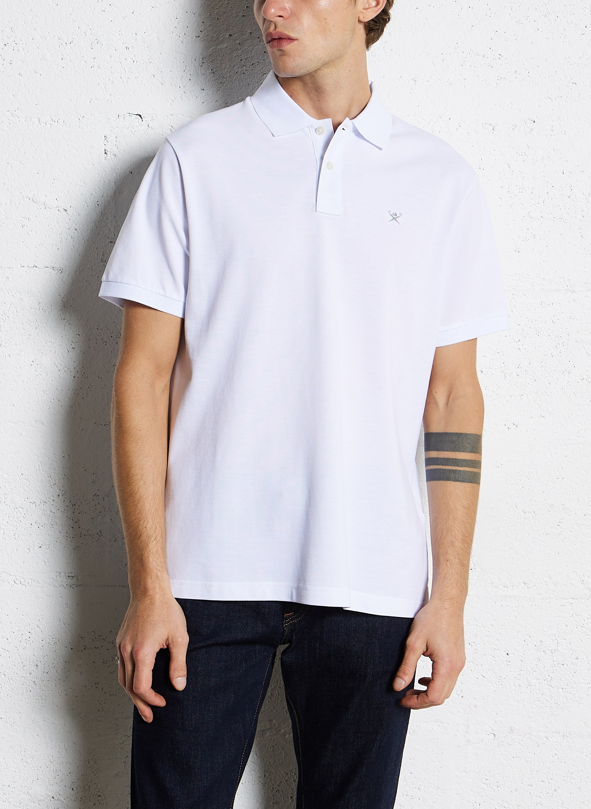 Polo slim-fit en coton piqué HACKETT