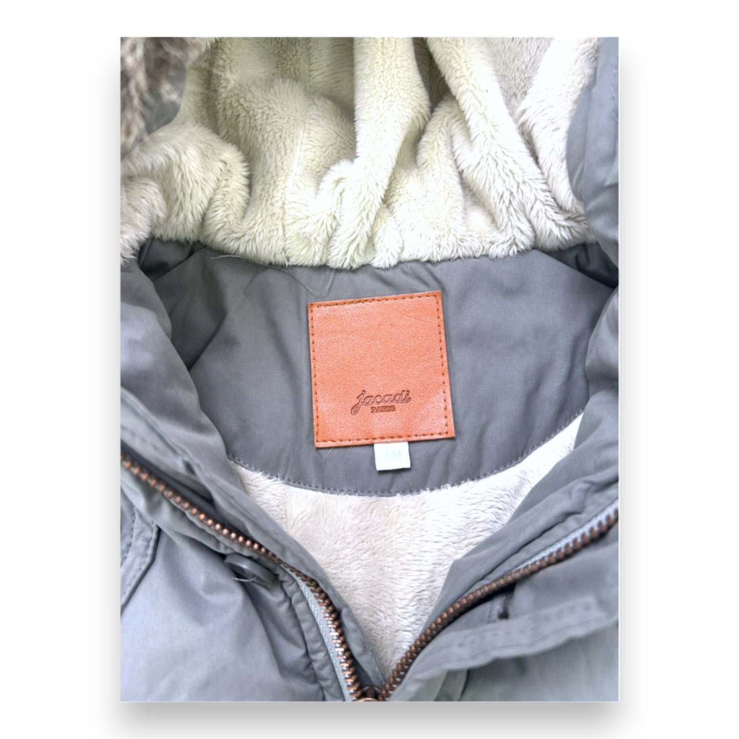 Baby raincoat gray - 6 months JACADI - Seconde Main Grey