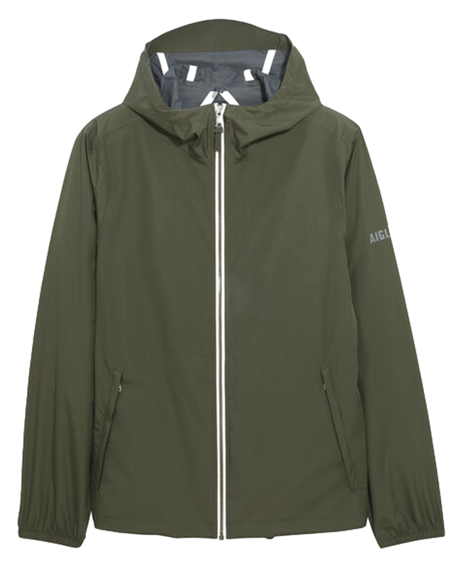 Veste imperméable zippée à capuche AIGLE Vert