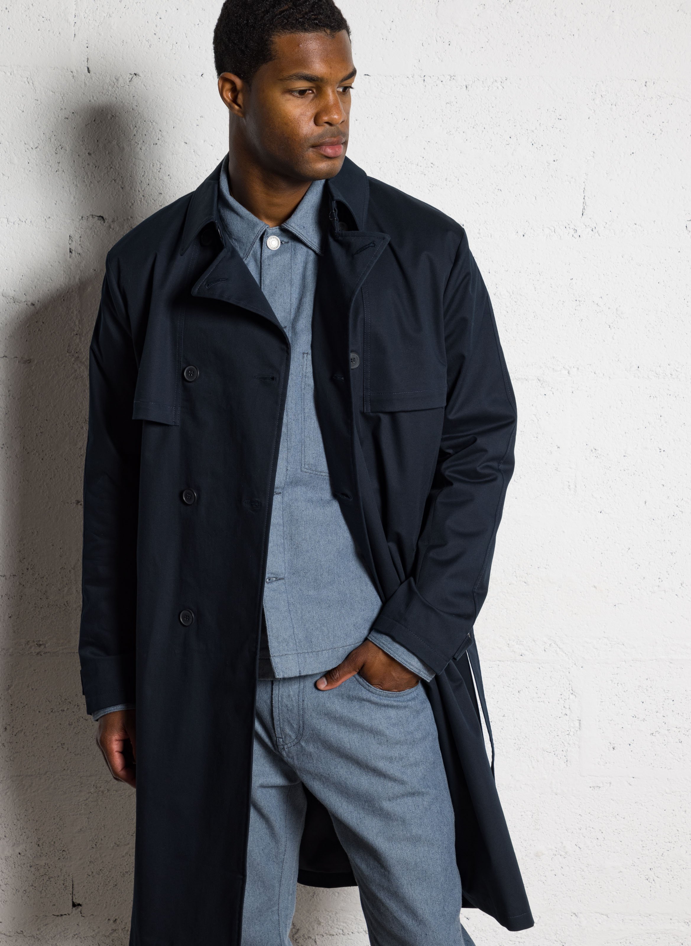 Odessa - Trenchcoat aus Baumwoll-Mix IKKS Blau