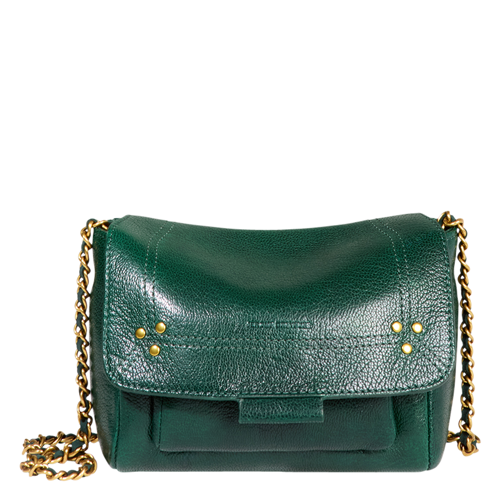 Mini leather shoulder bag JEROME DREYFUSS