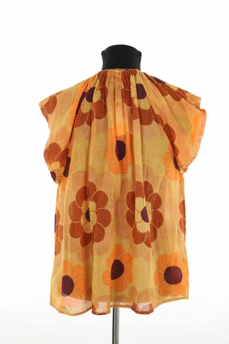 Cotton blouse ANTIK BATIK - Seconde Main Brown