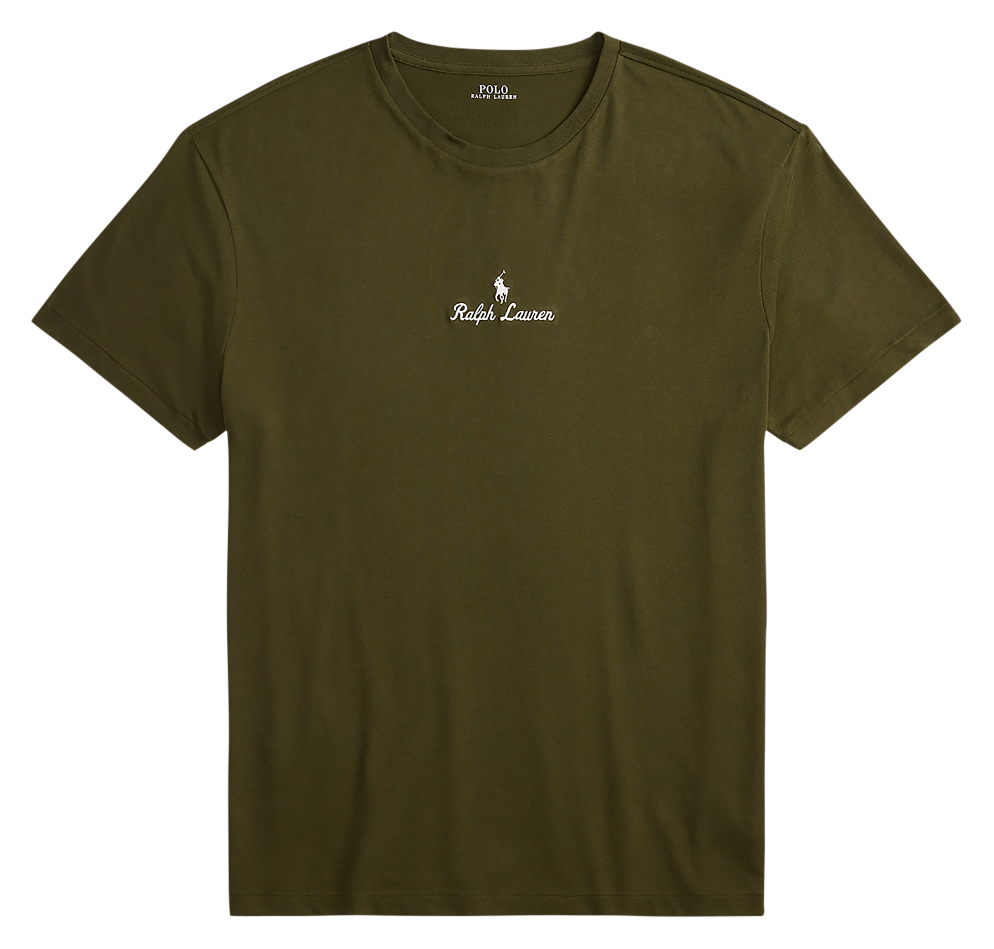 Tee-shirt col rond en coton POLO RALPH LAUREN Vert