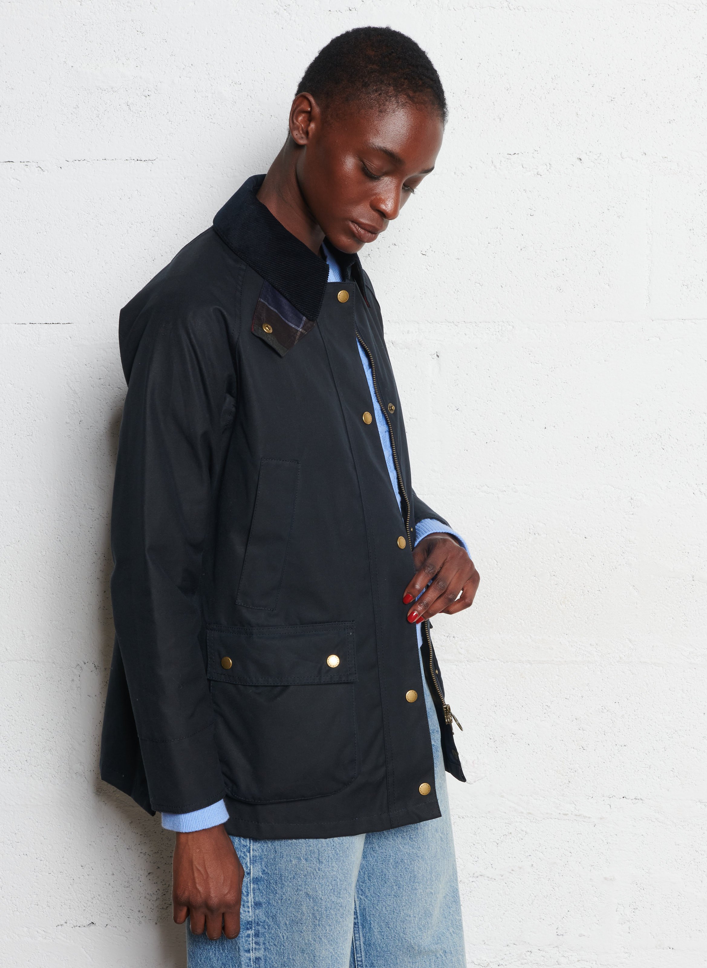 Parka col classique en coton BARBOUR