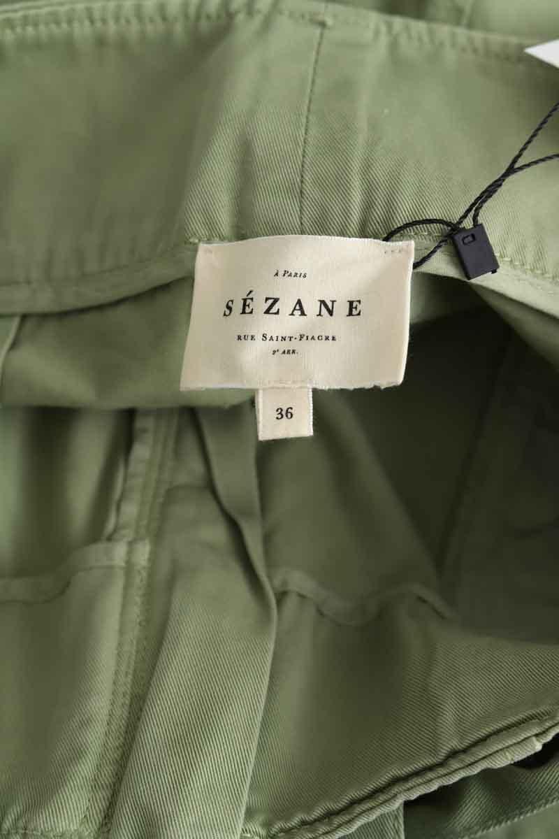 Cotton mini shorts SEZANE - Seconde main Khaki