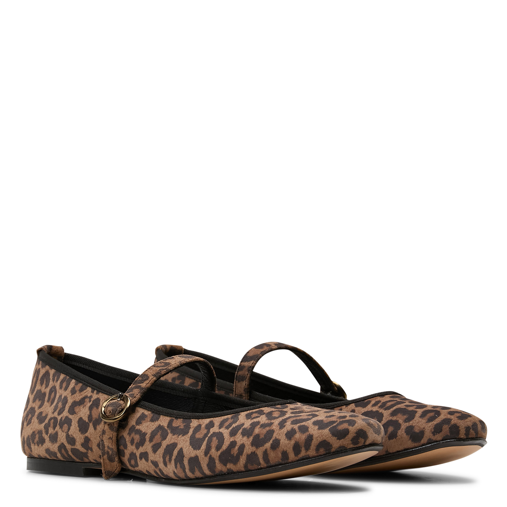 Ballerines en cuir vernis JB MARTIN Marron