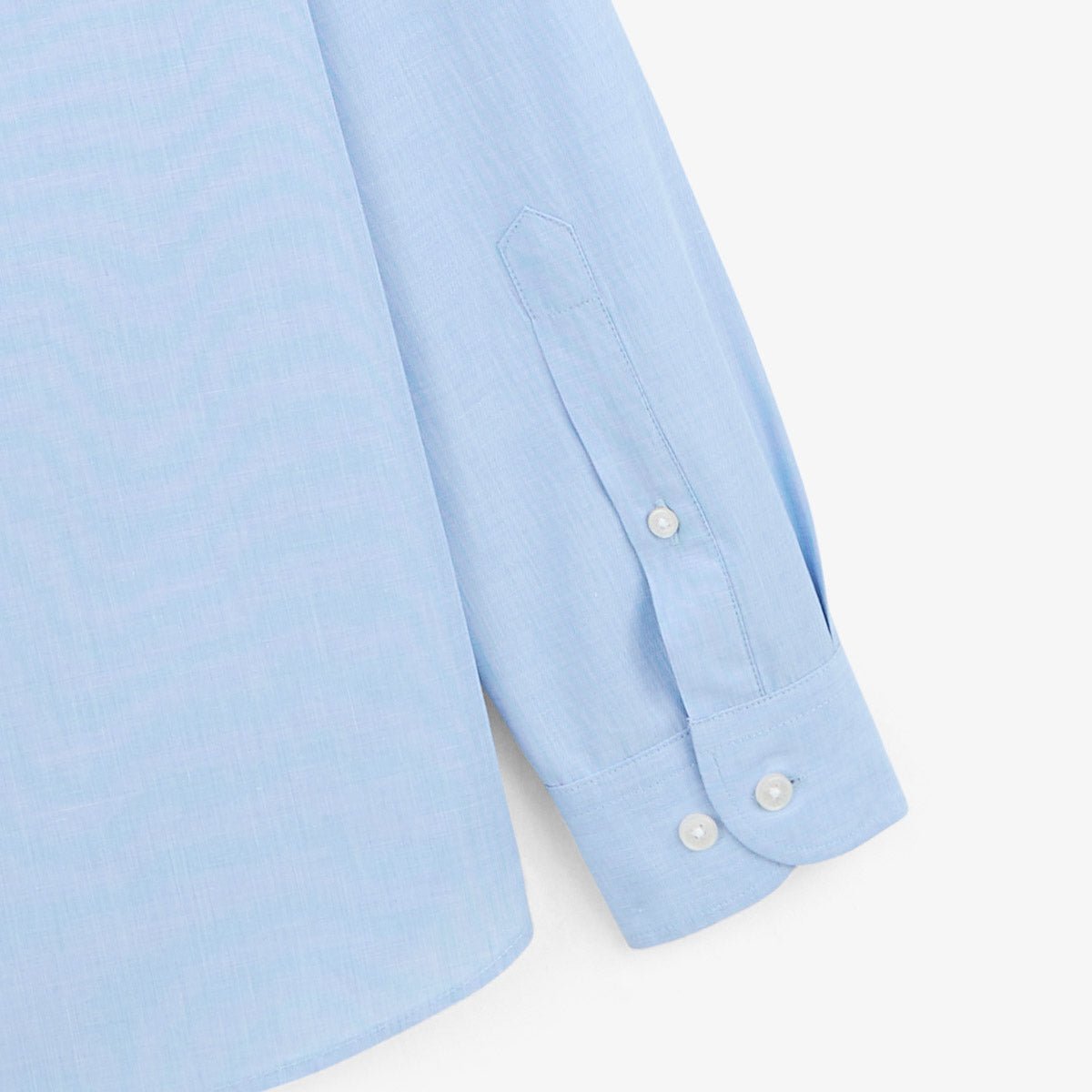 Long-sleeved cotton shirt SERGE BLANCO Blue