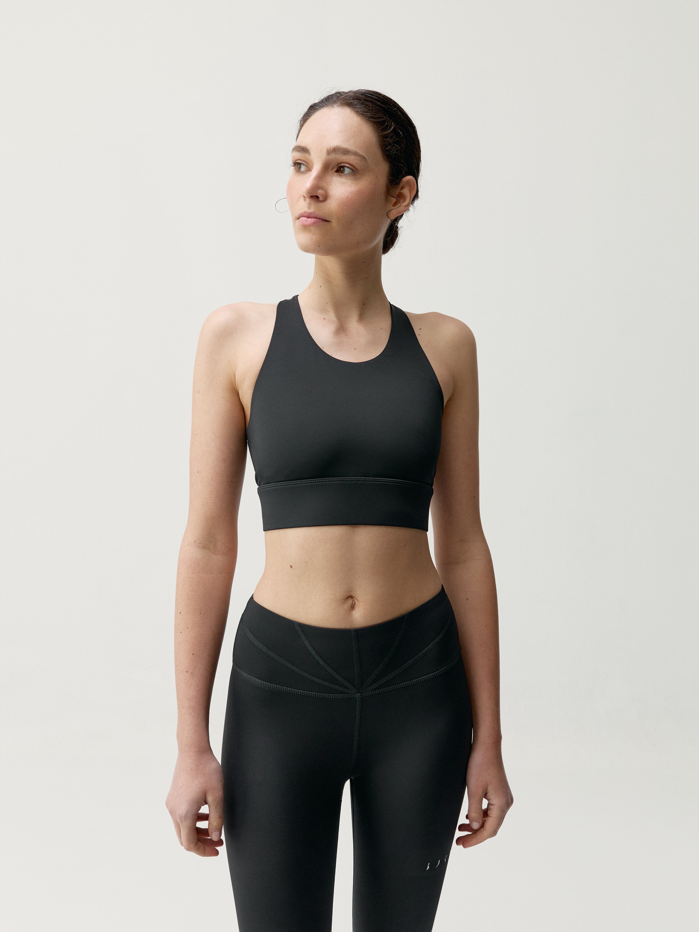 High-Performance Sports Bra with High Support BORN LIVING YOGA Black