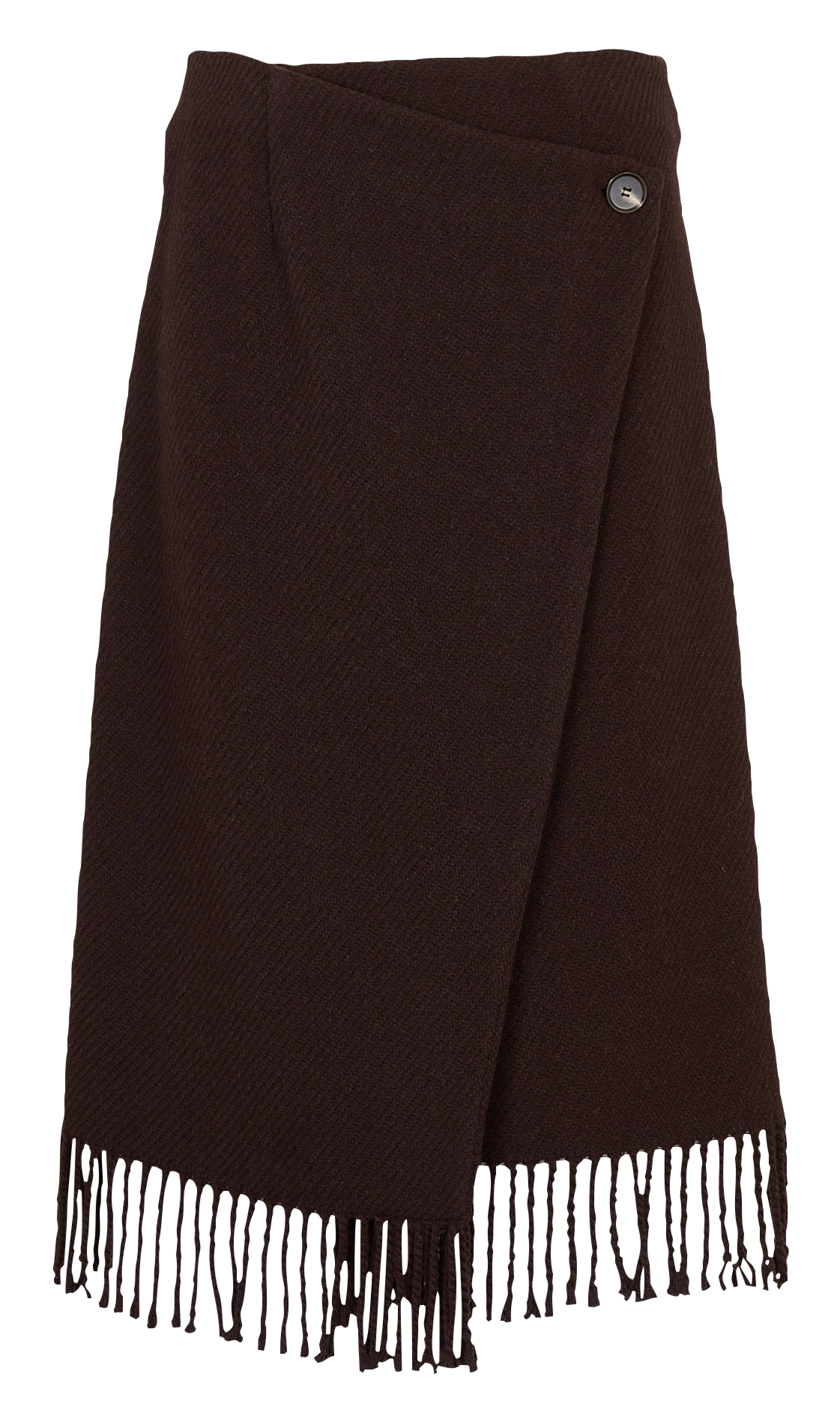 Jupé midi en laine mélangée MAISON 123 Marron