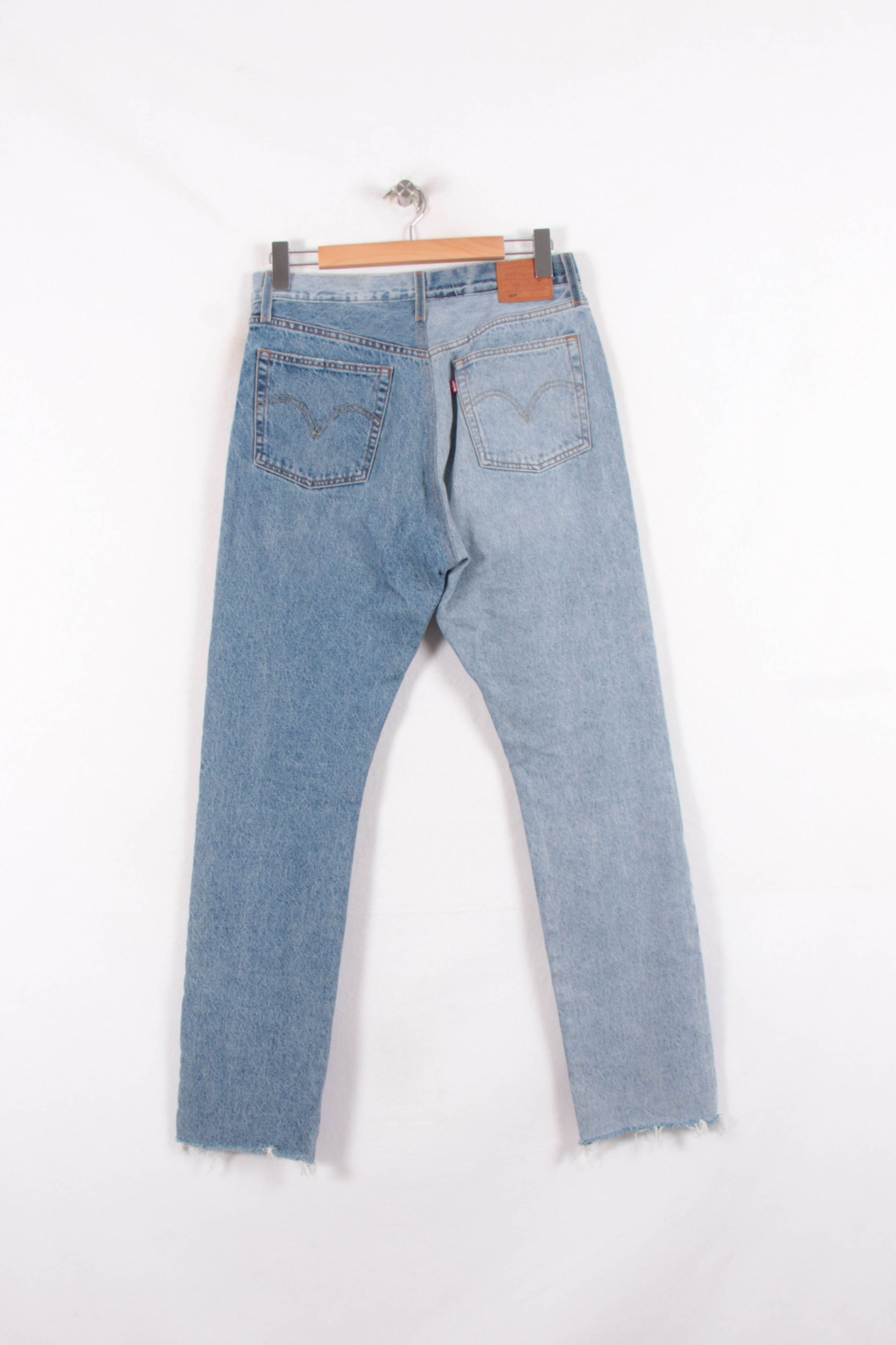 Cropped slim jeans with studs LEVI'S - Seconde main Blue