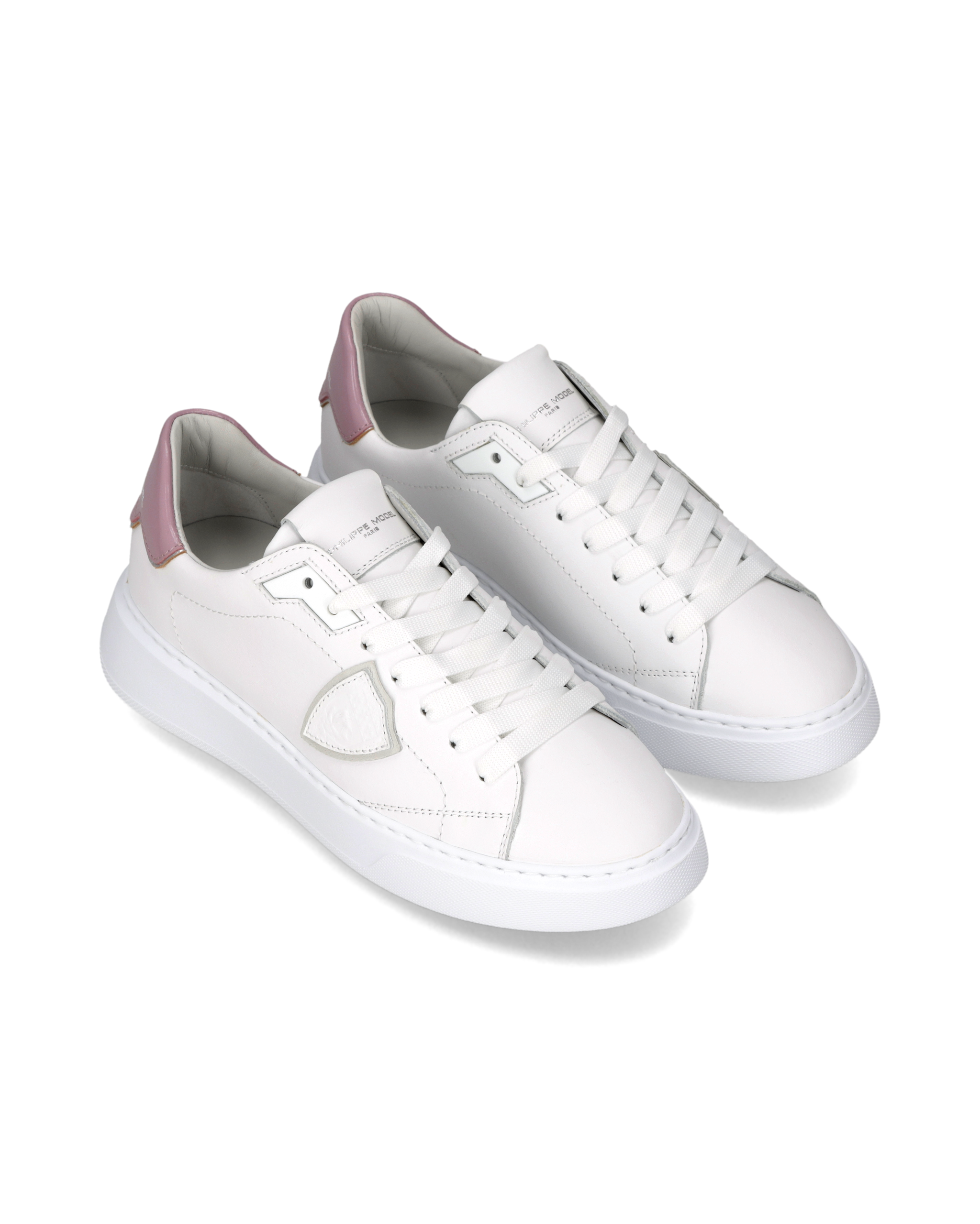 Tennis Temple Sneakers. PHILIPPE MODEL Pink