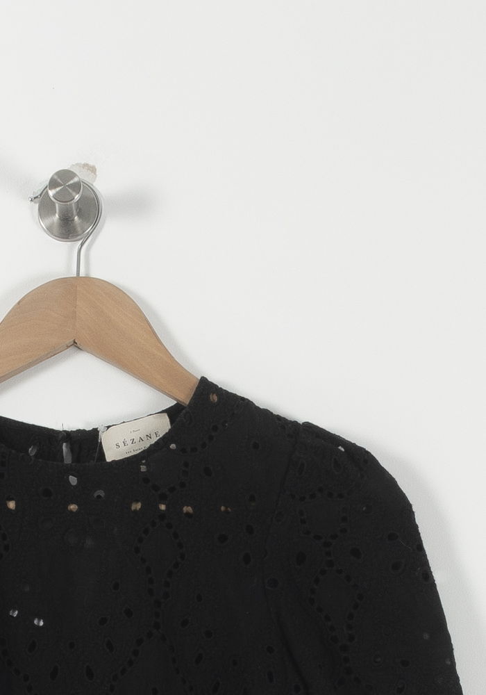 Long dress SEZANE - Seconde main Black