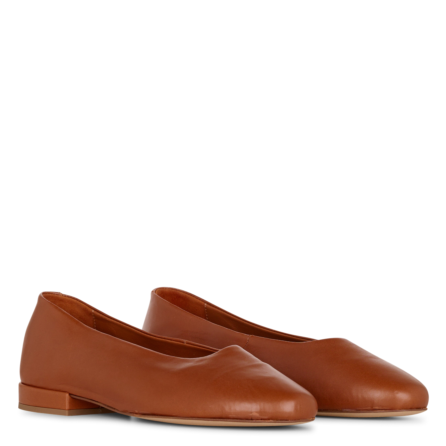 Ballerinas - Leder MAISON TOUFET Braun