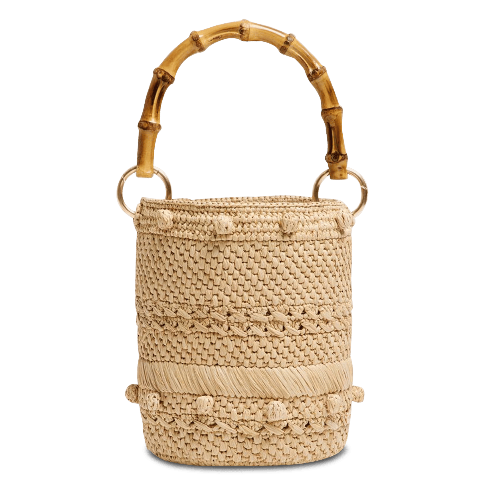 Panier en raphia VANESSA BRUNO Beige